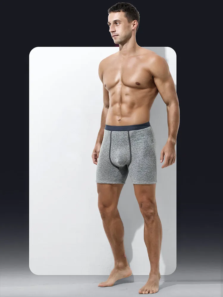 2 Pack Anti-chafing Thermal Mens Boxer Shorts