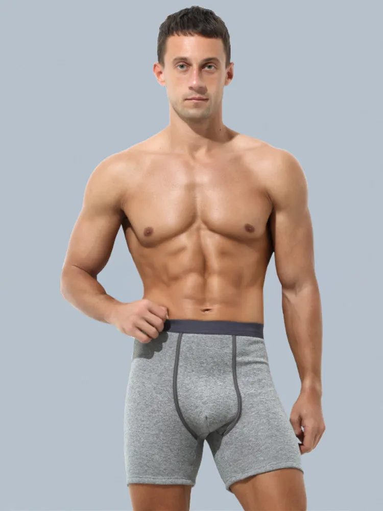 2 Pack Anti-chafing Thermal Mens Boxer Shorts