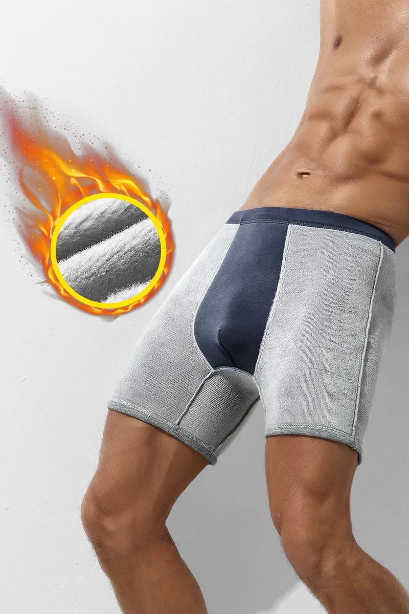 2 Pack Anti-chafing Thermal Mens Boxer Shorts