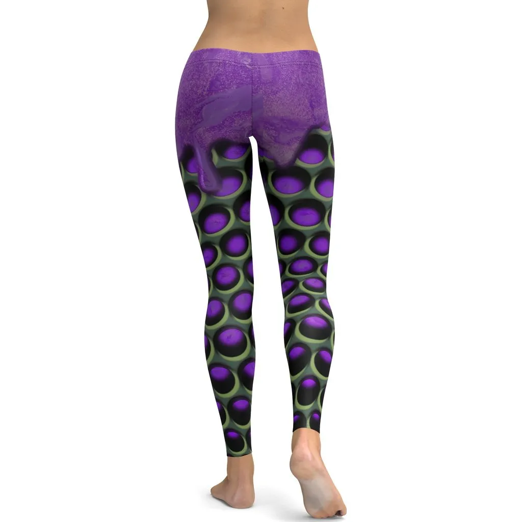 3D Industrial Print Leggings