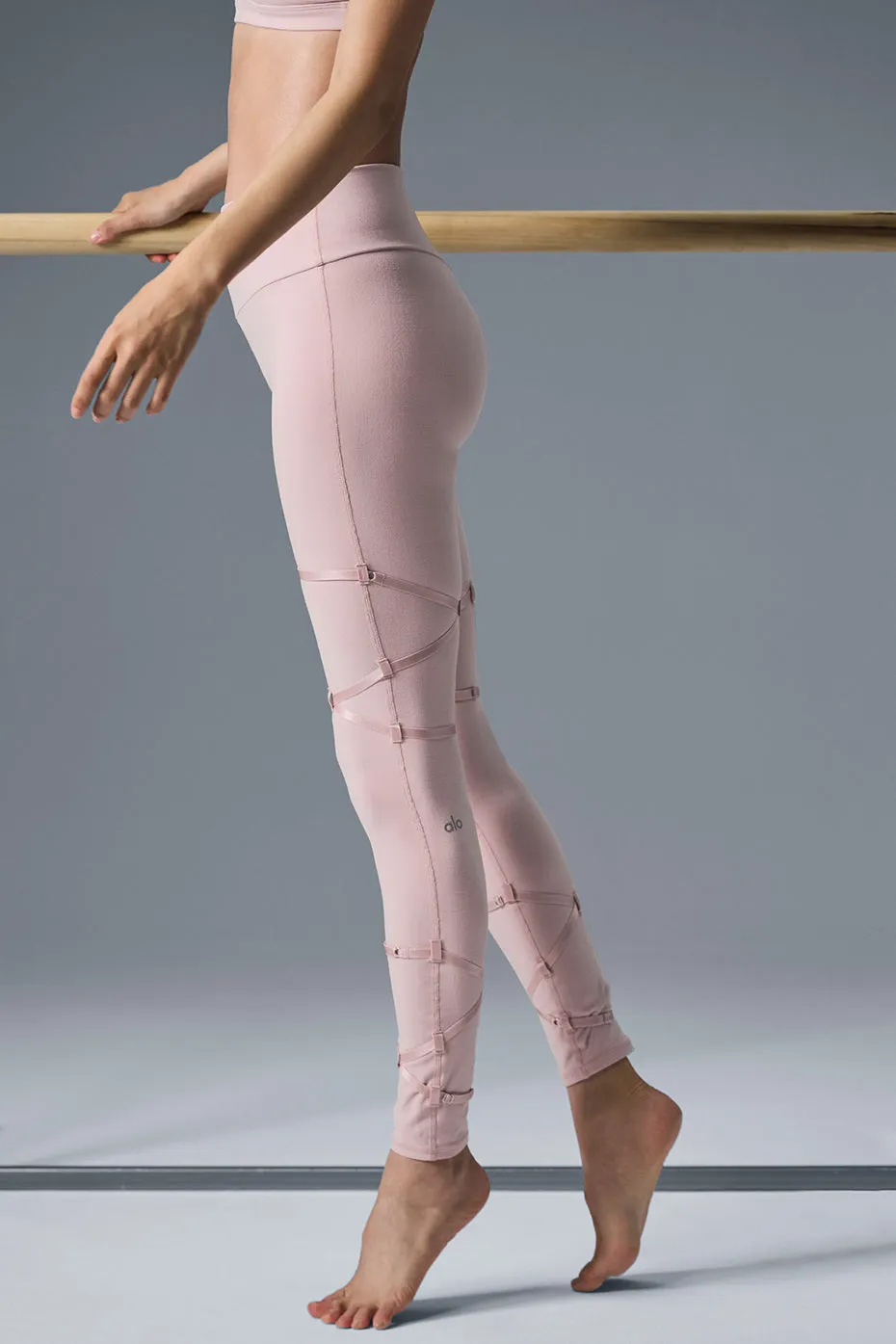 Alosoft High-Waist Spotlight Legging - Ballet Pink