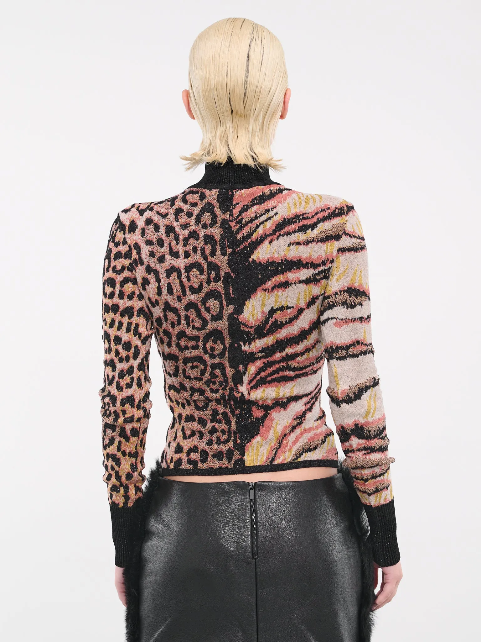 Animalier Jacquard Sweater (RKM600MI150C-09000-MULTICOLOR)