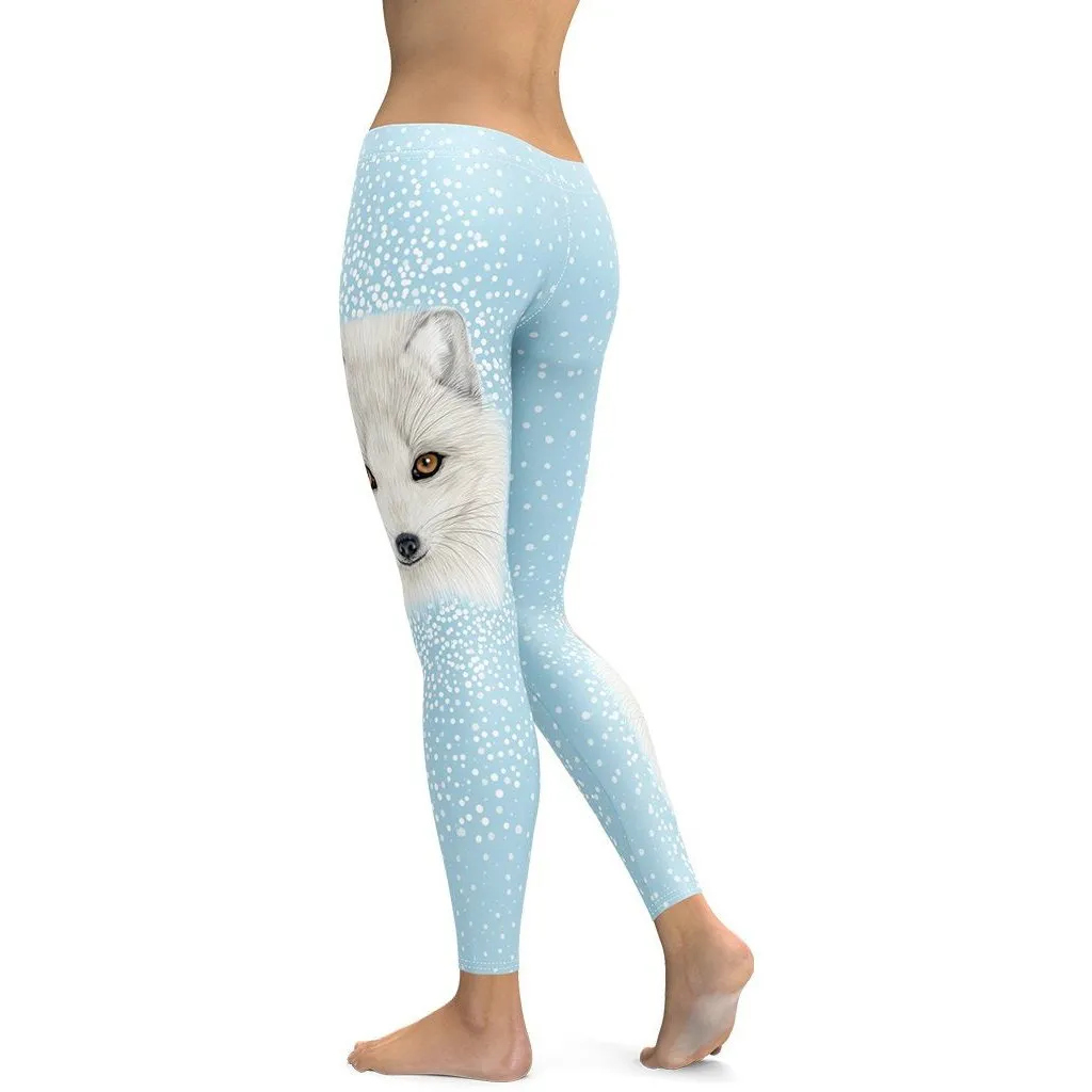 Arctic Fox Dog Leggings