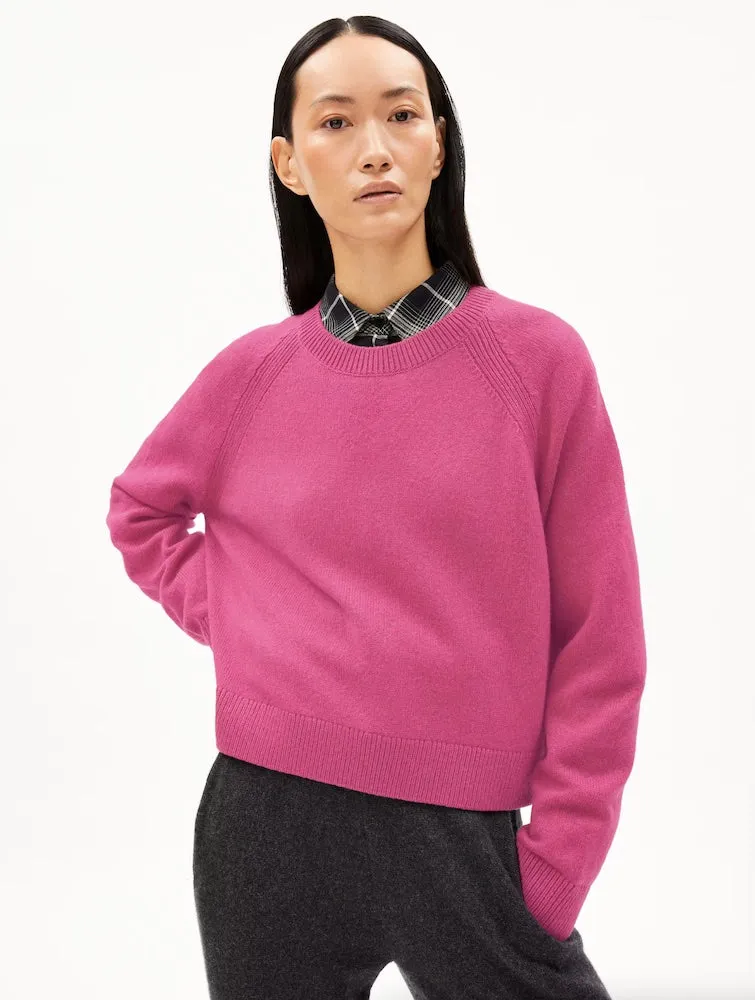 ARMEDANGELS Diliriaa reglana jumper crushed berry women