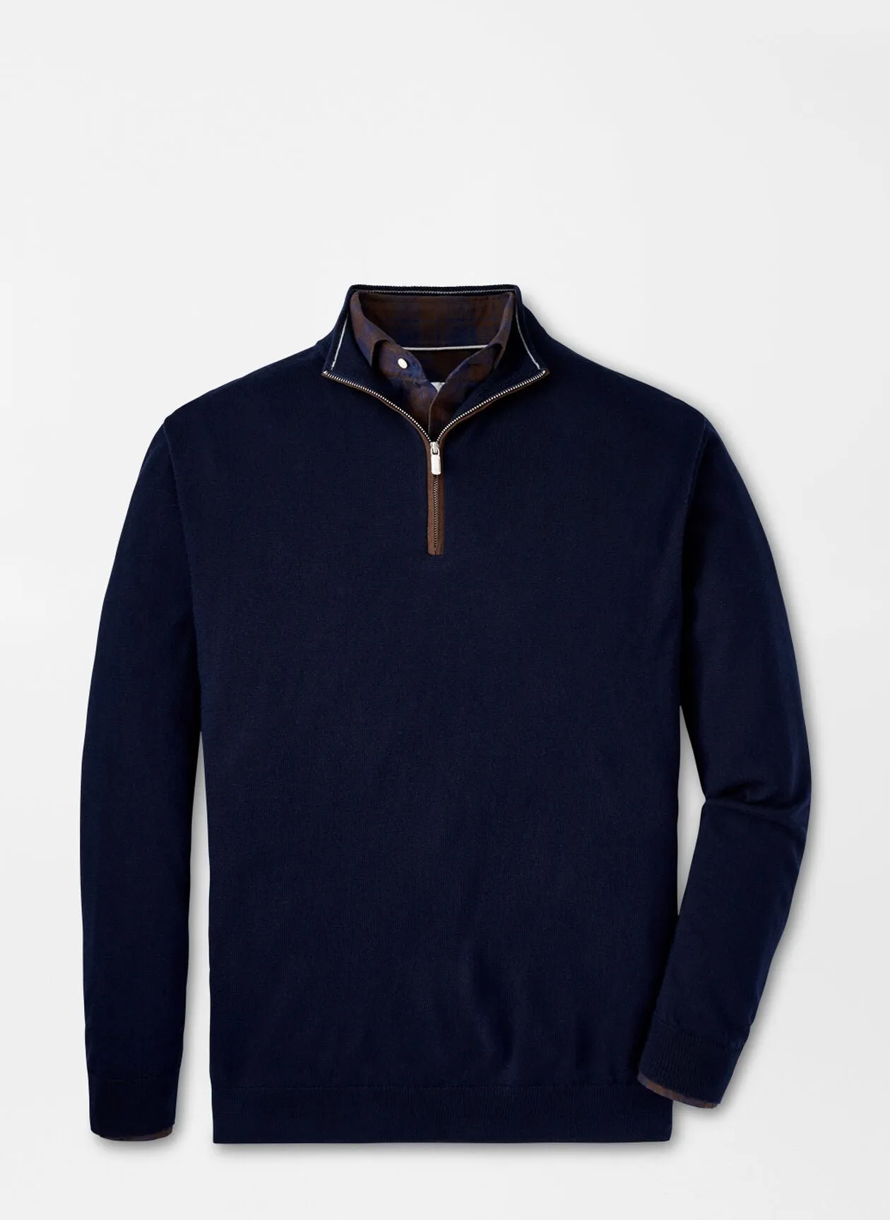 Autumn Crest Suede Trim Quarter-Zip