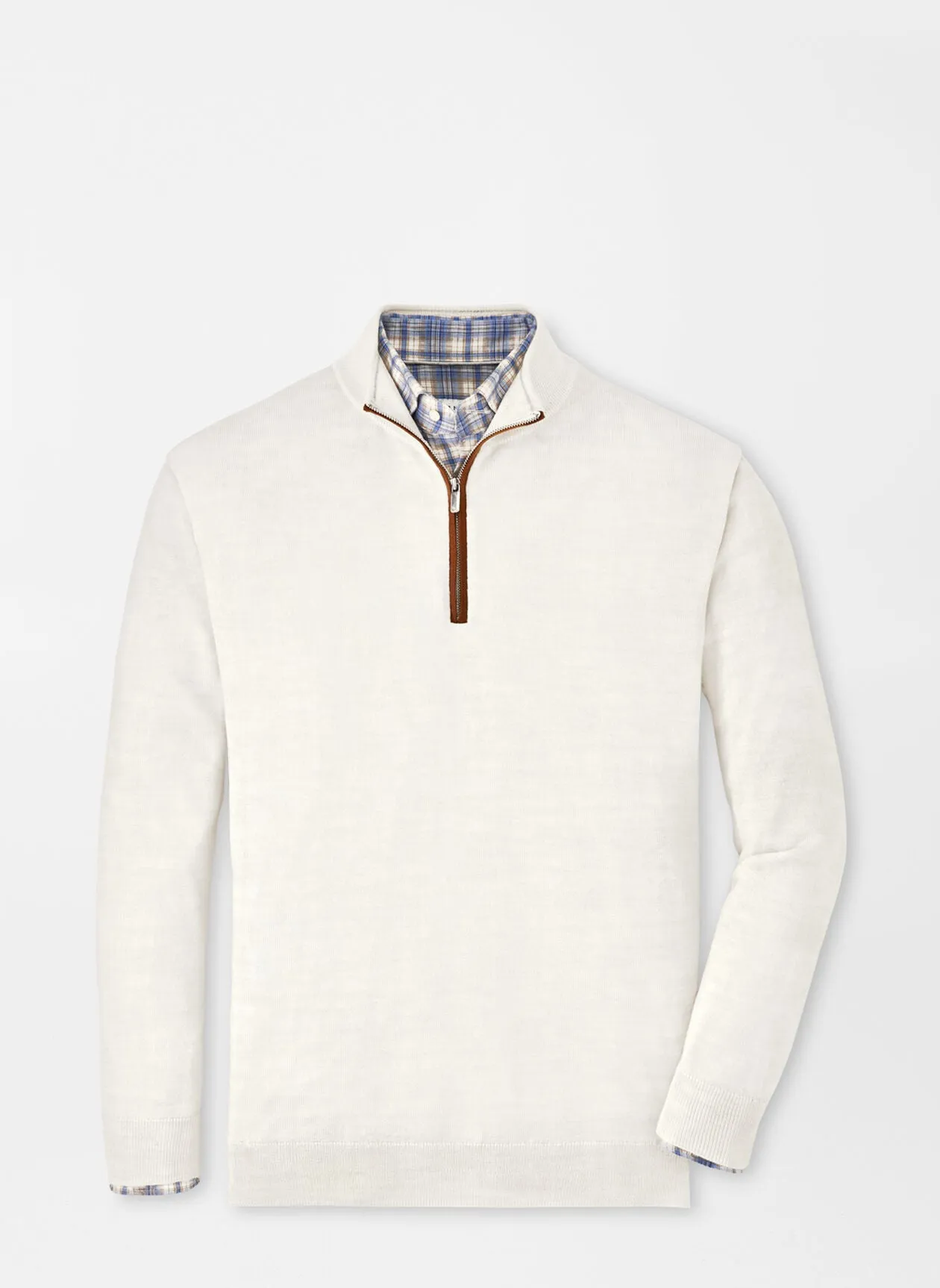 Autumn Crest Suede Trim Quarter-Zip