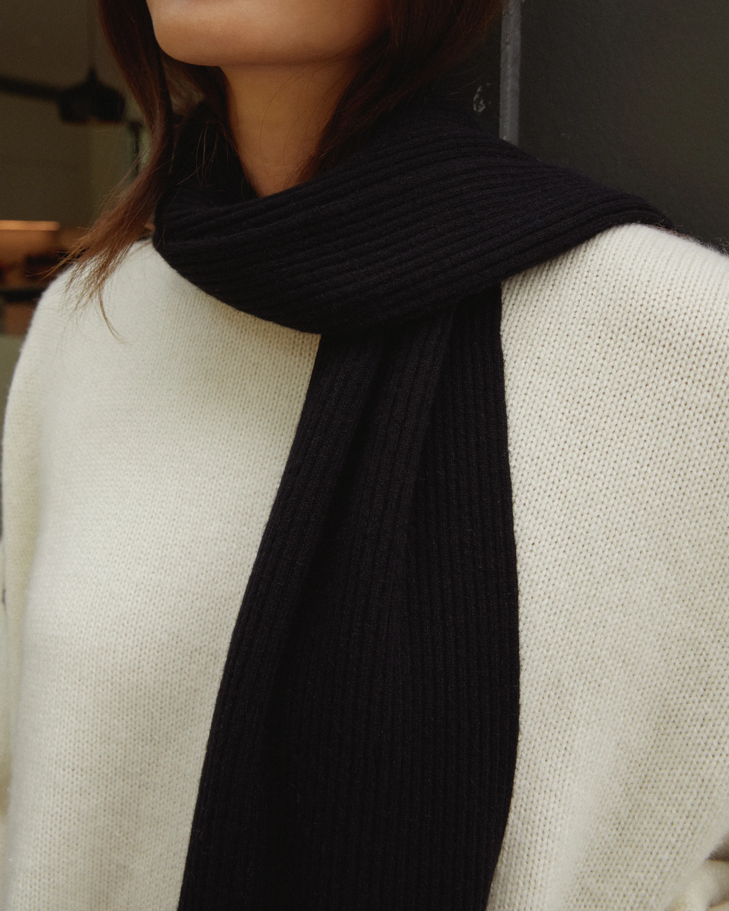 Cameron Wool-Cashmere Scarf