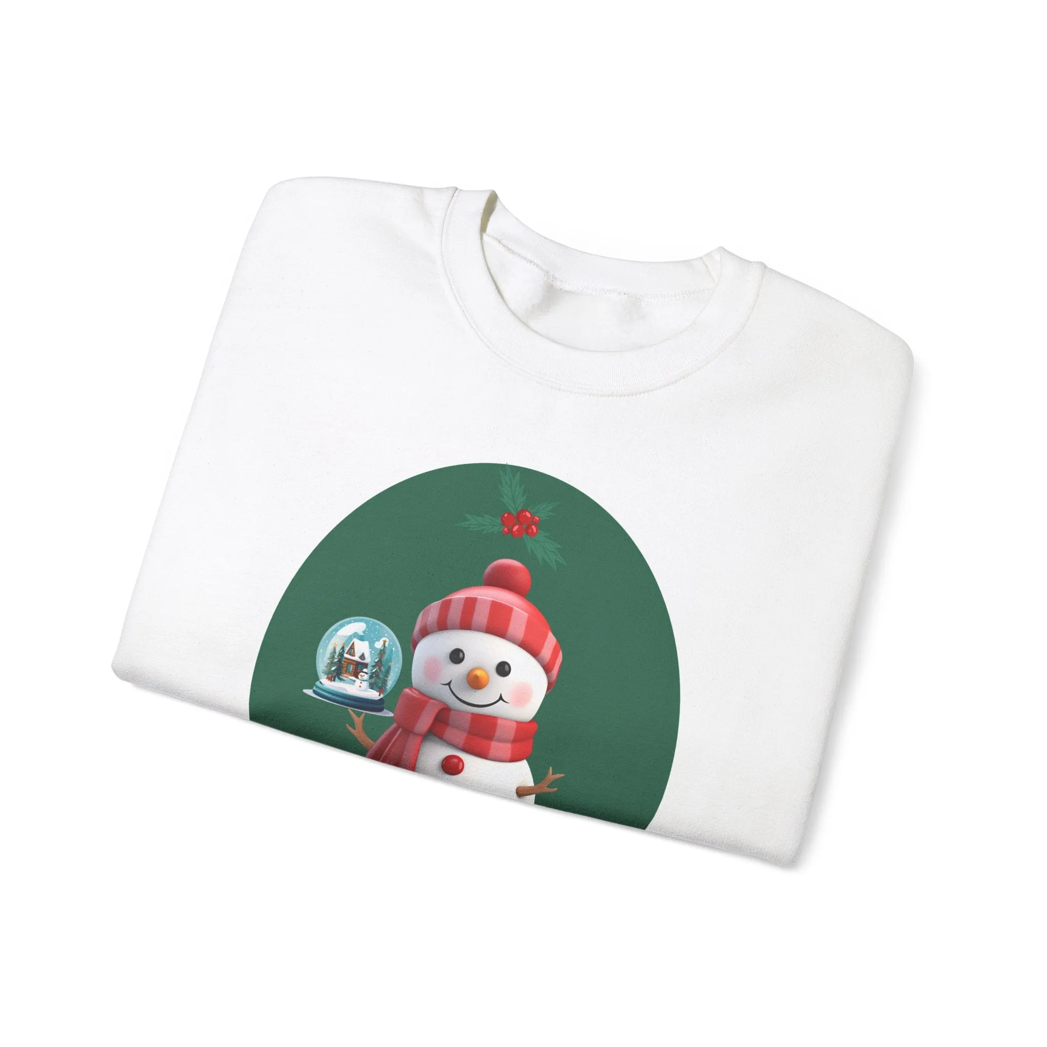 Cozy Christmas Snowman Crewneck Sweatshirt