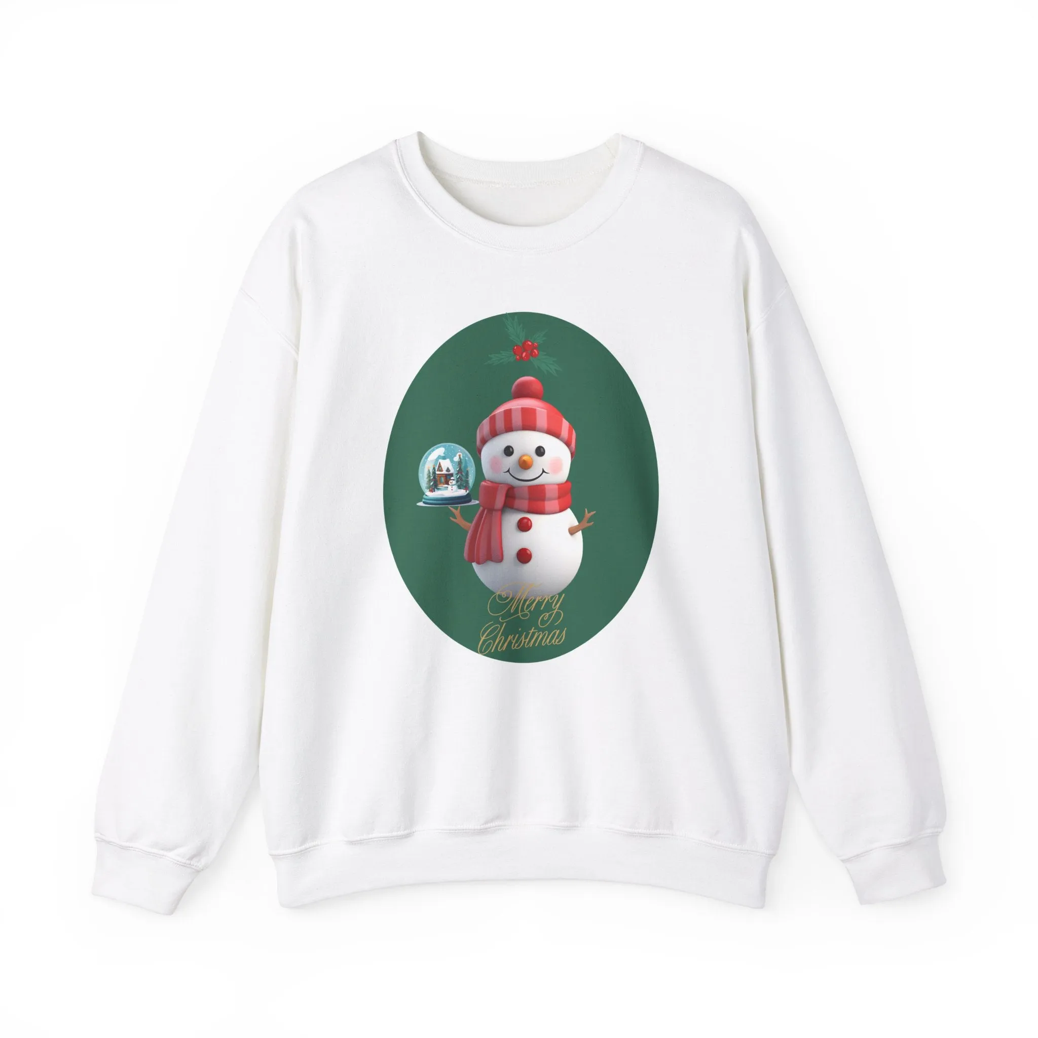 Cozy Christmas Snowman Crewneck Sweatshirt