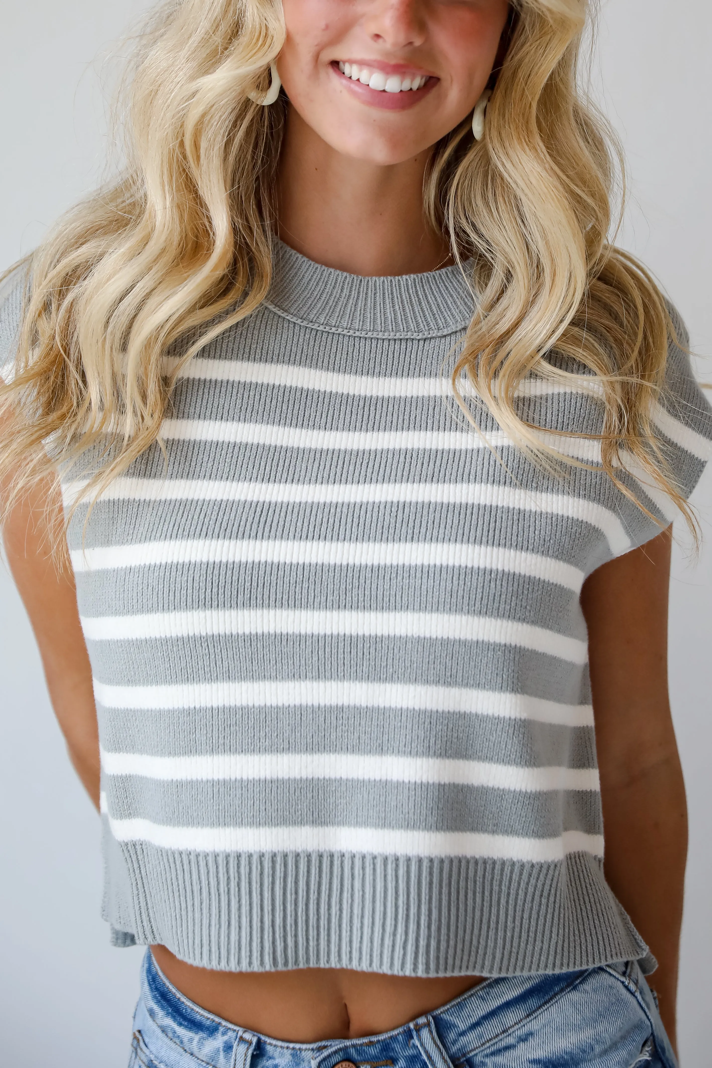 Cozy Classic Striped Sweater Top