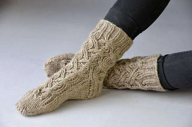 Cozy House Socks by Amy Gunderson