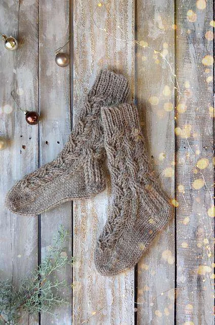 Cozy House Socks by Amy Gunderson