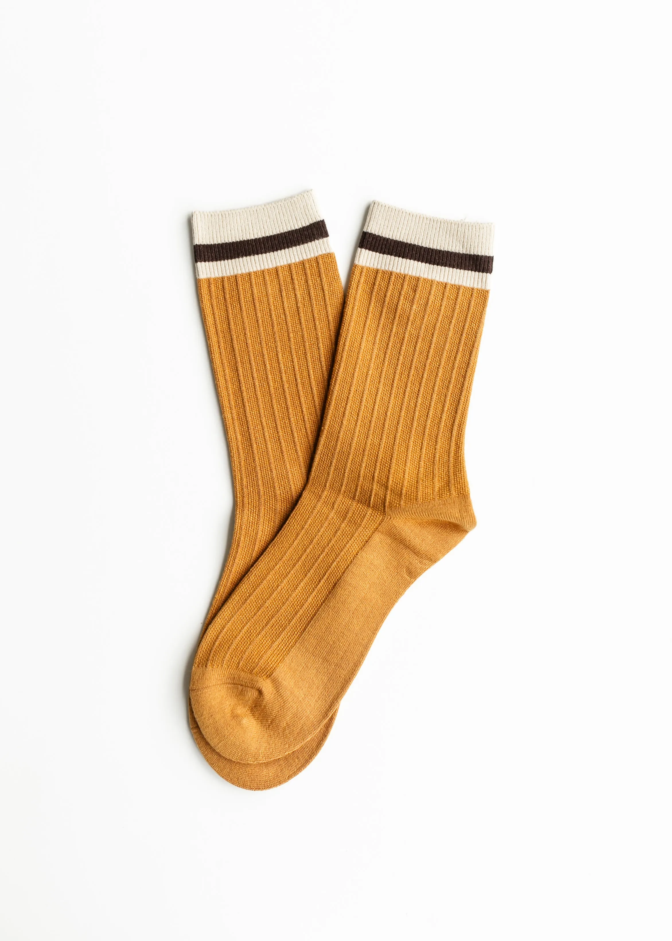 Cozy Retro Color Block Wool Blend Socks