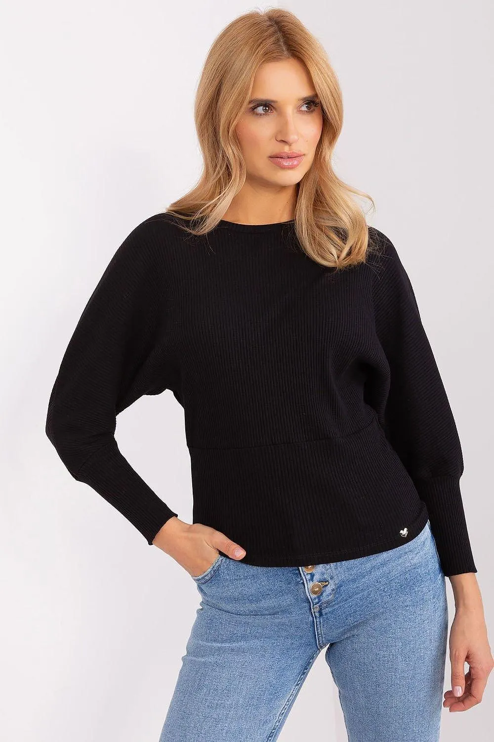 Elegant Batwing Cotton Top