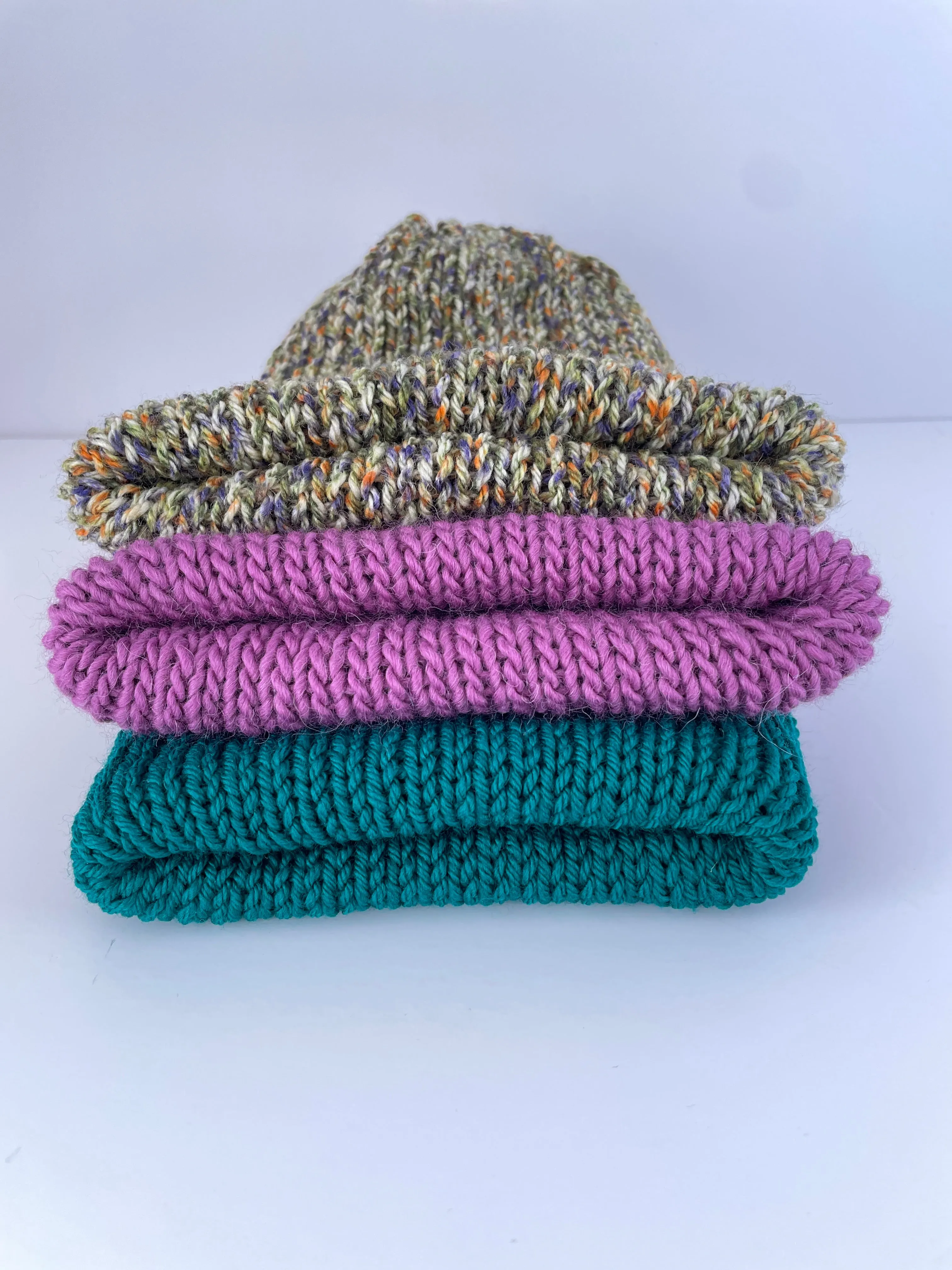 Em Beanie-all wool Teal