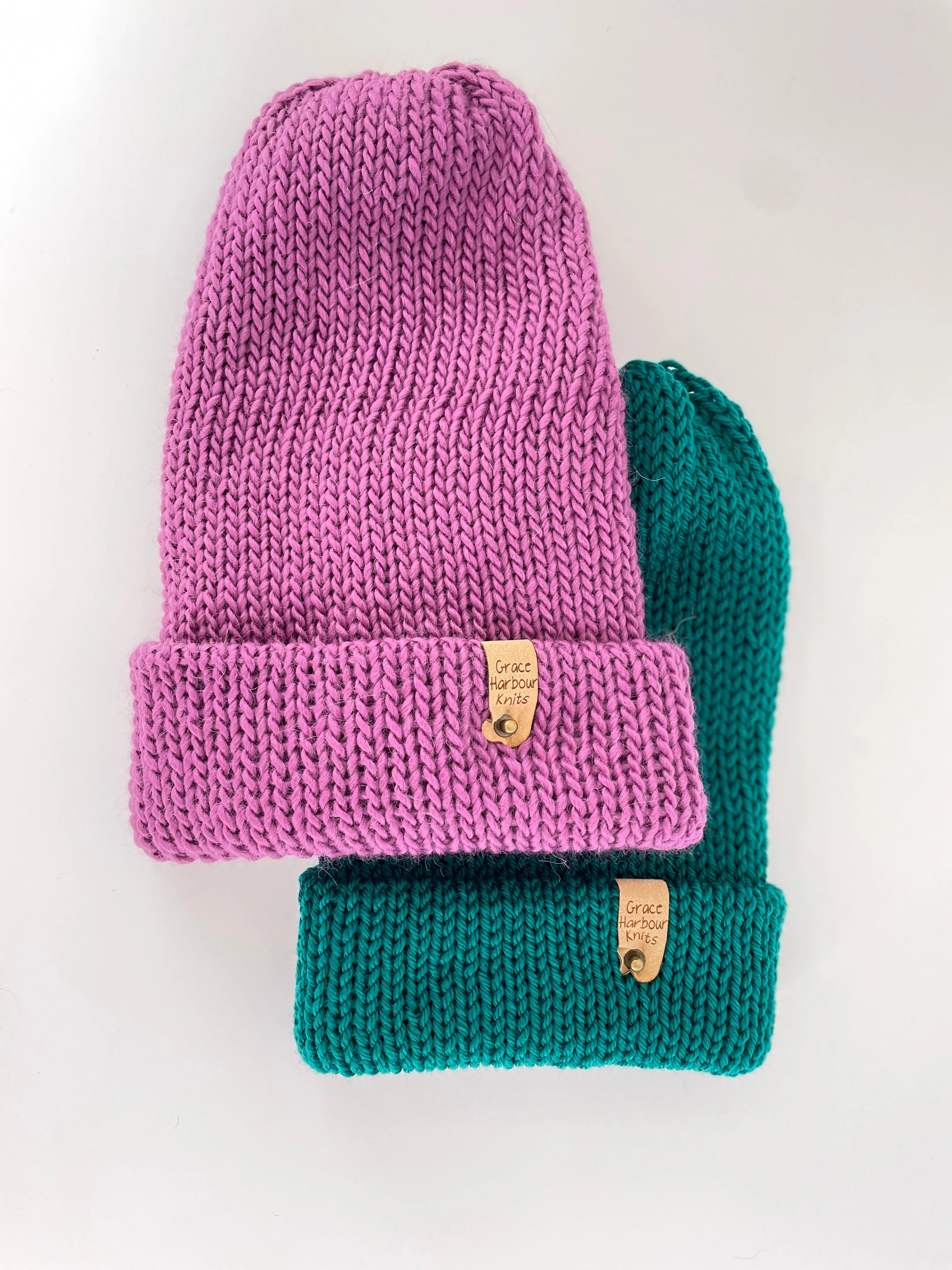 Em Beanie-all wool Teal