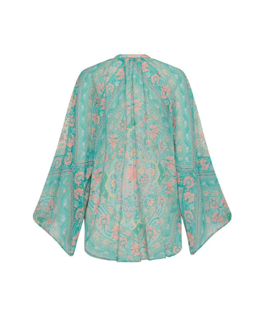 Farrah Blouse Aqua