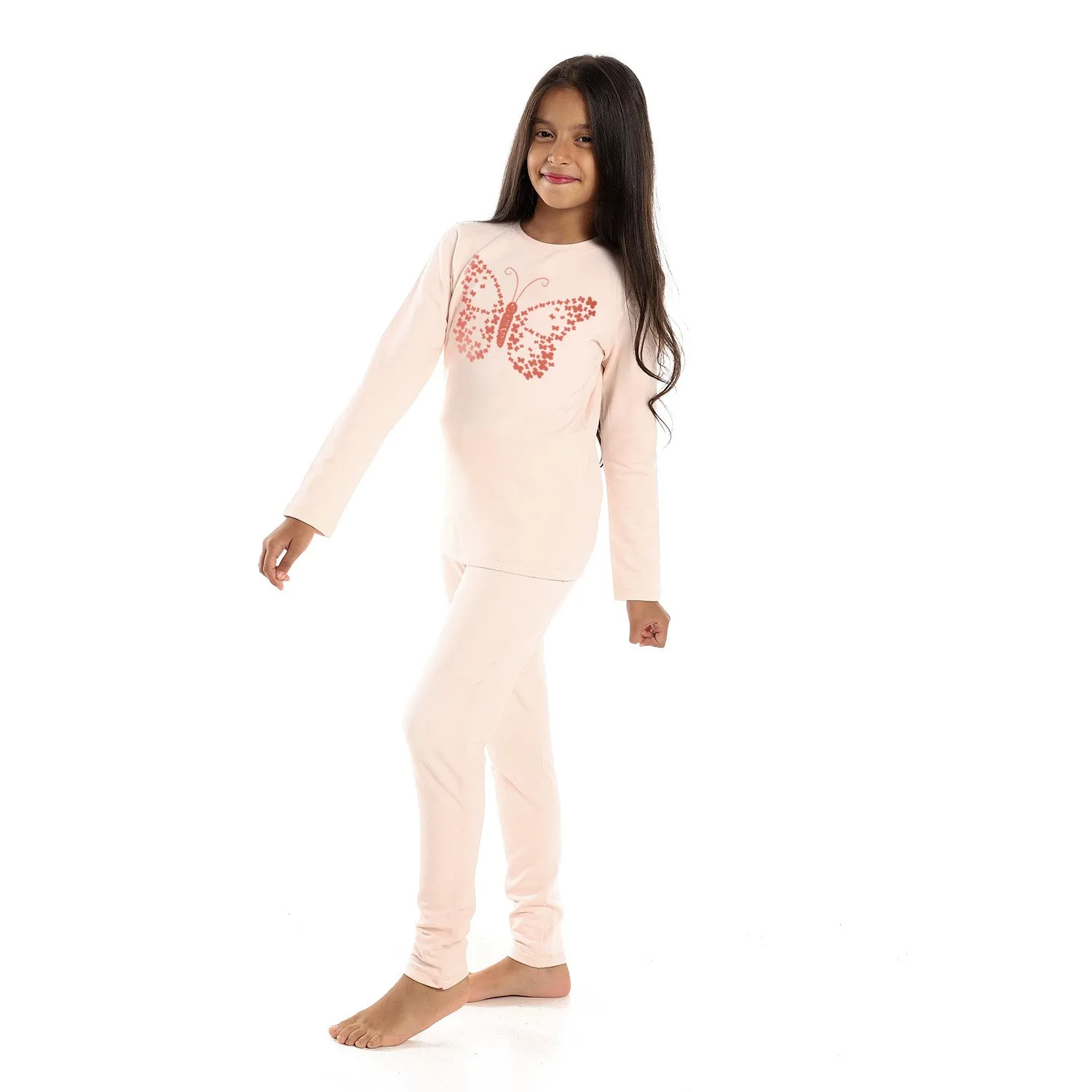 Girls Thermal Set - Rose