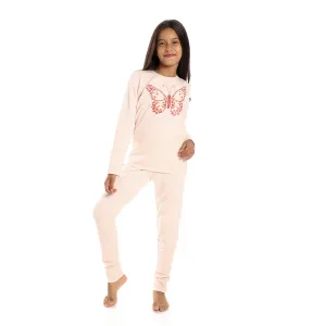 Girls Thermal Set - Rose