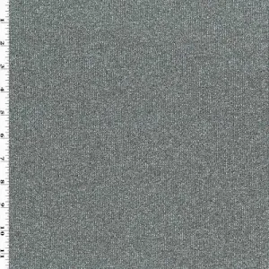 Gray Texture Rib Knit Fabric