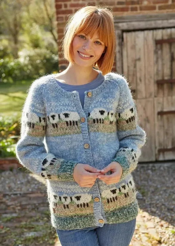 Hazy Sheep Mohair Cardigan