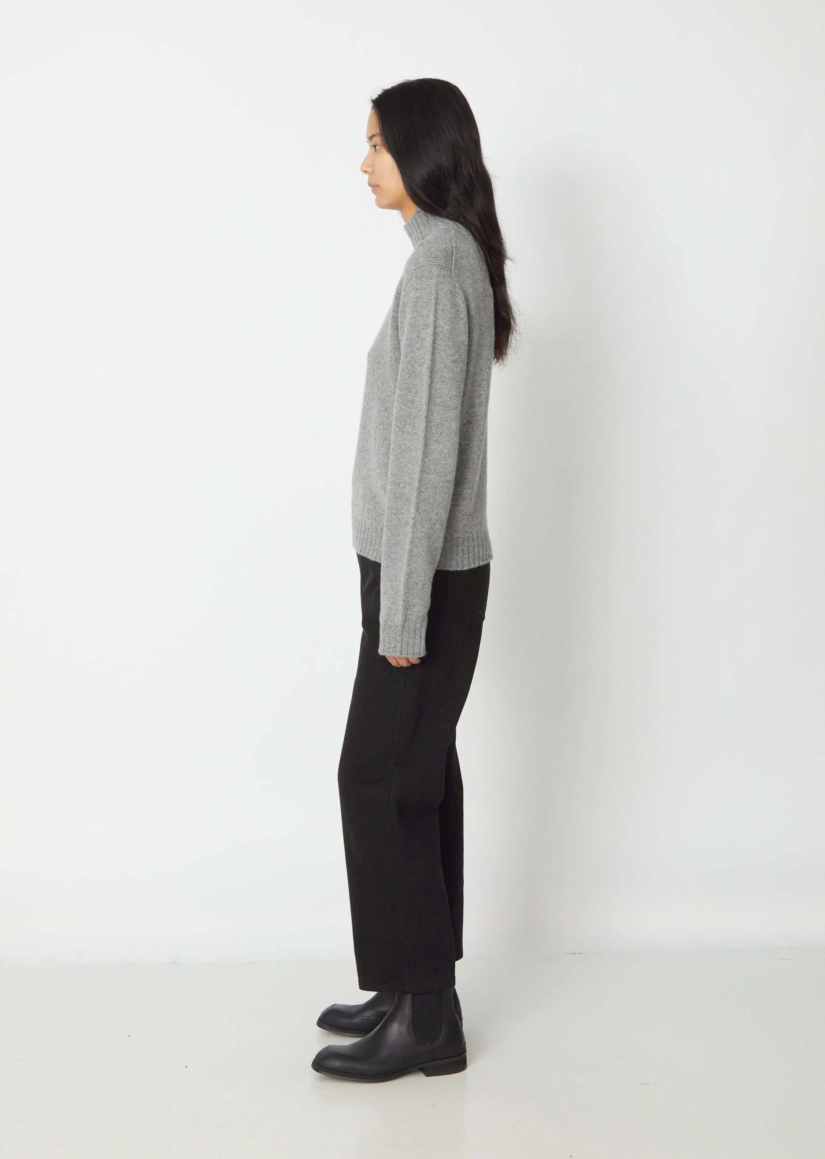 Kensington Top — Medium Heather Grey Melange