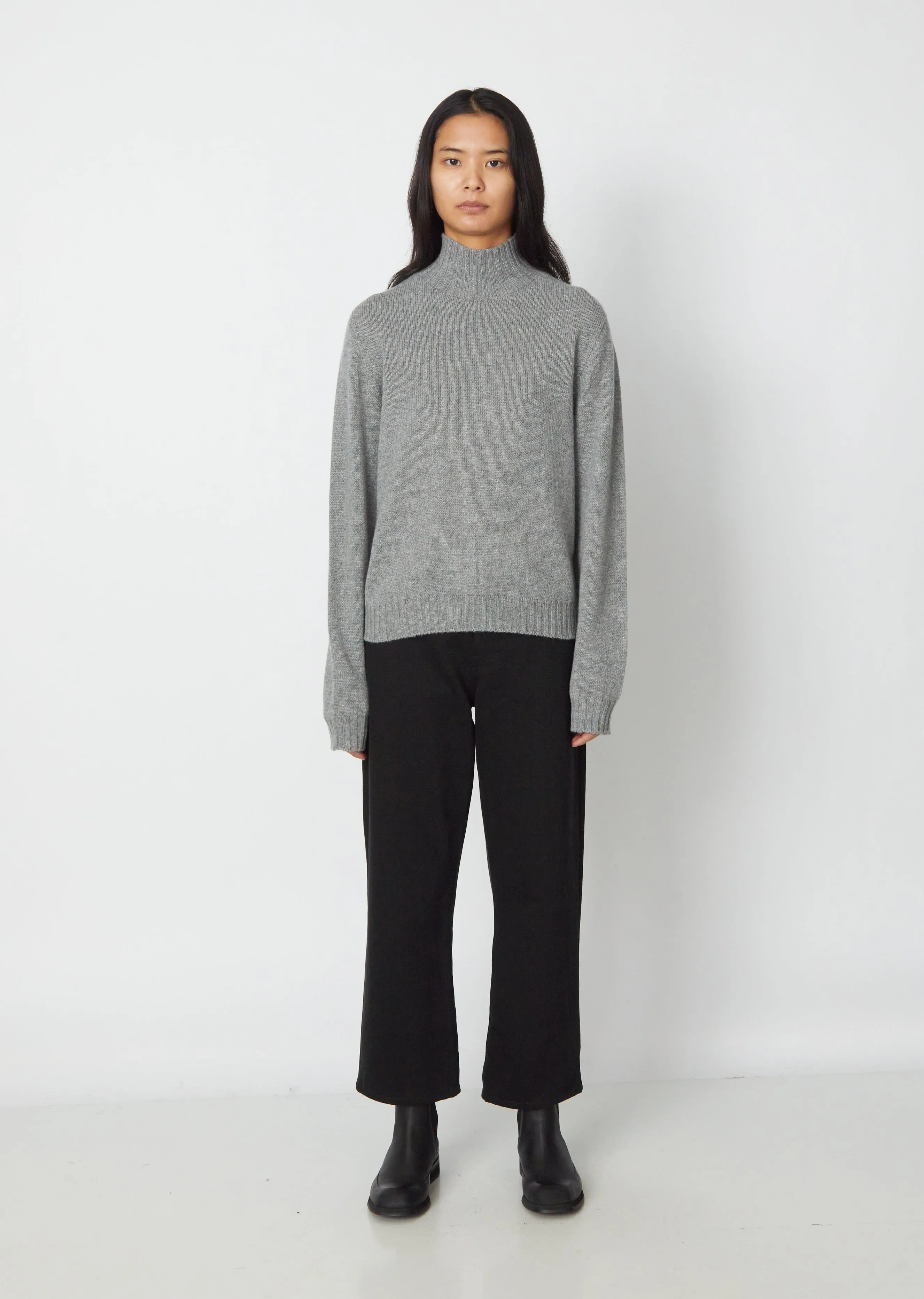 Kensington Top — Medium Heather Grey Melange