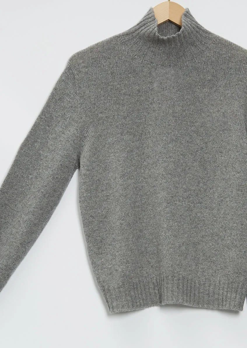 Kensington Top — Medium Heather Grey Melange