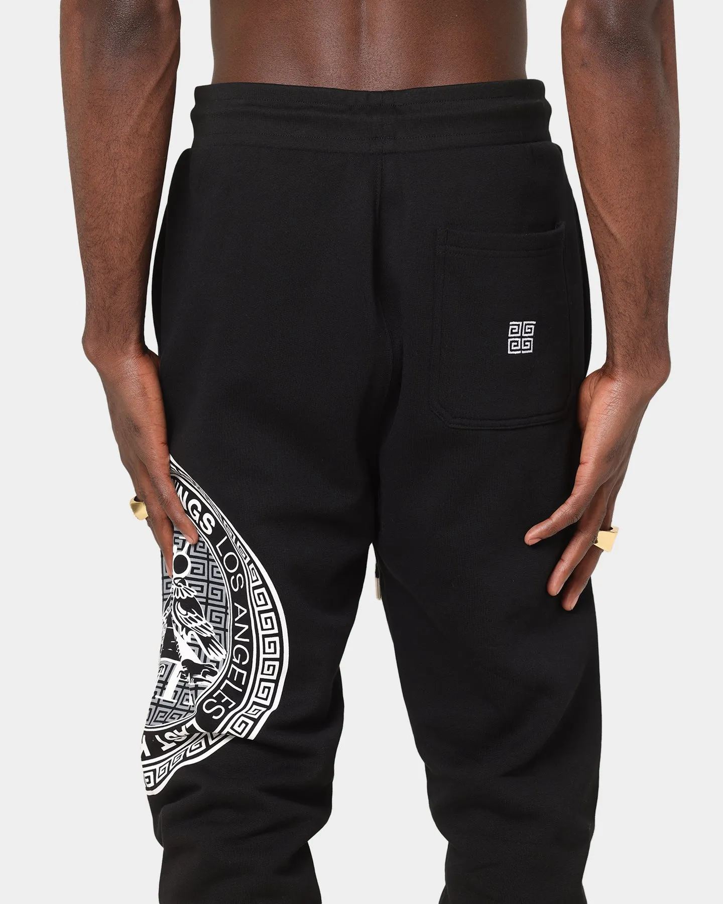 Last Kings Hierarchy Track Pants Black