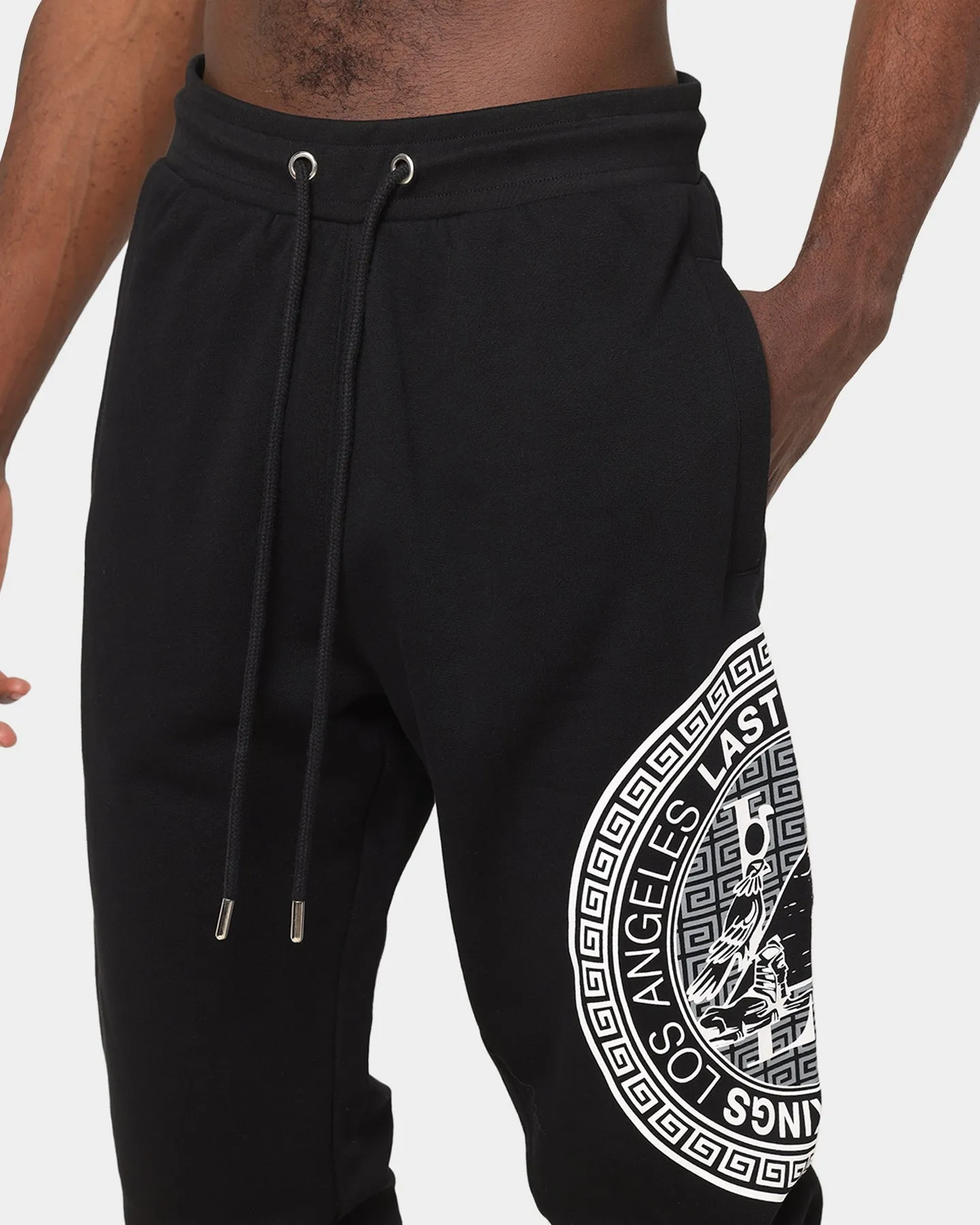 Last Kings Hierarchy Track Pants Black