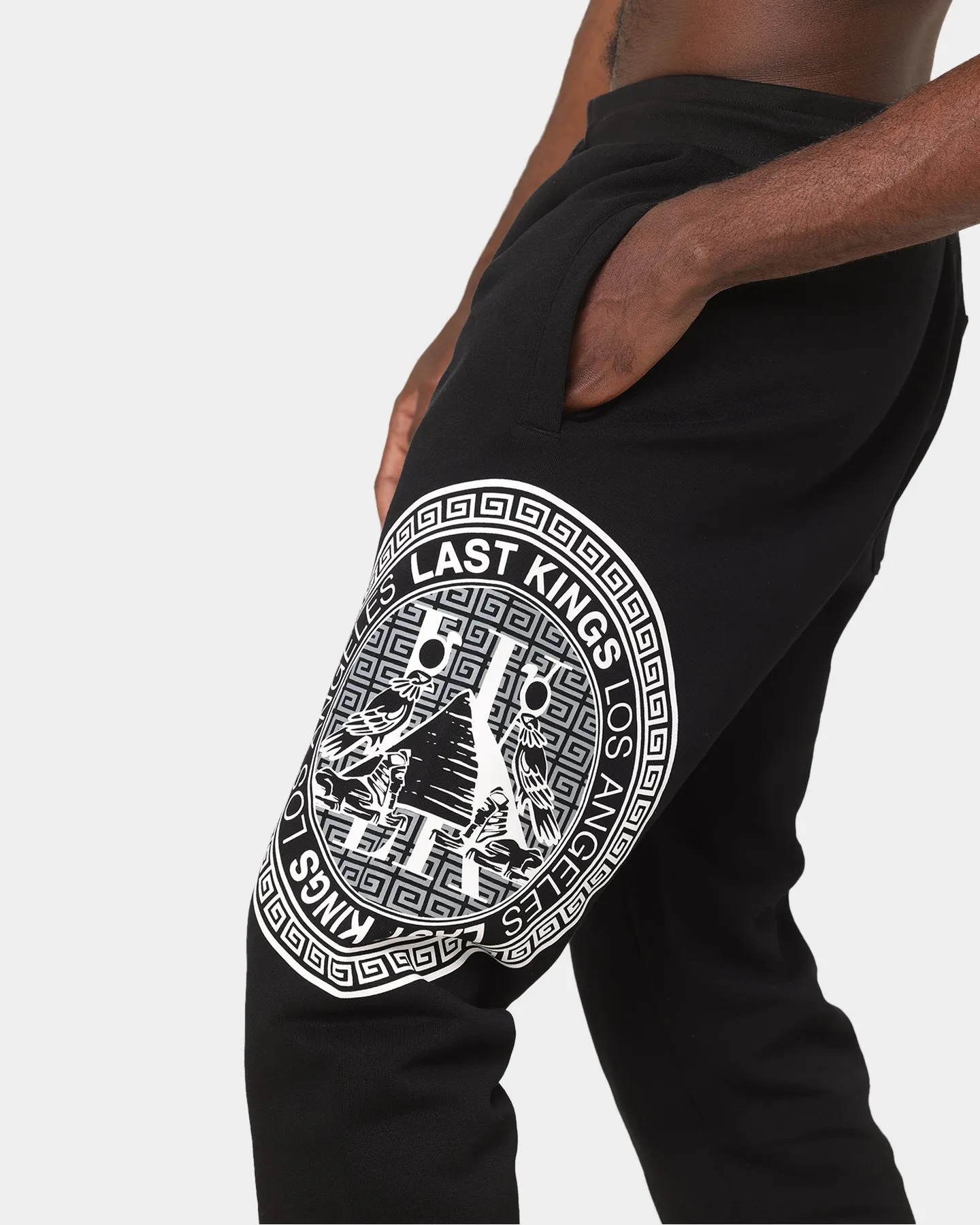 Last Kings Hierarchy Track Pants Black