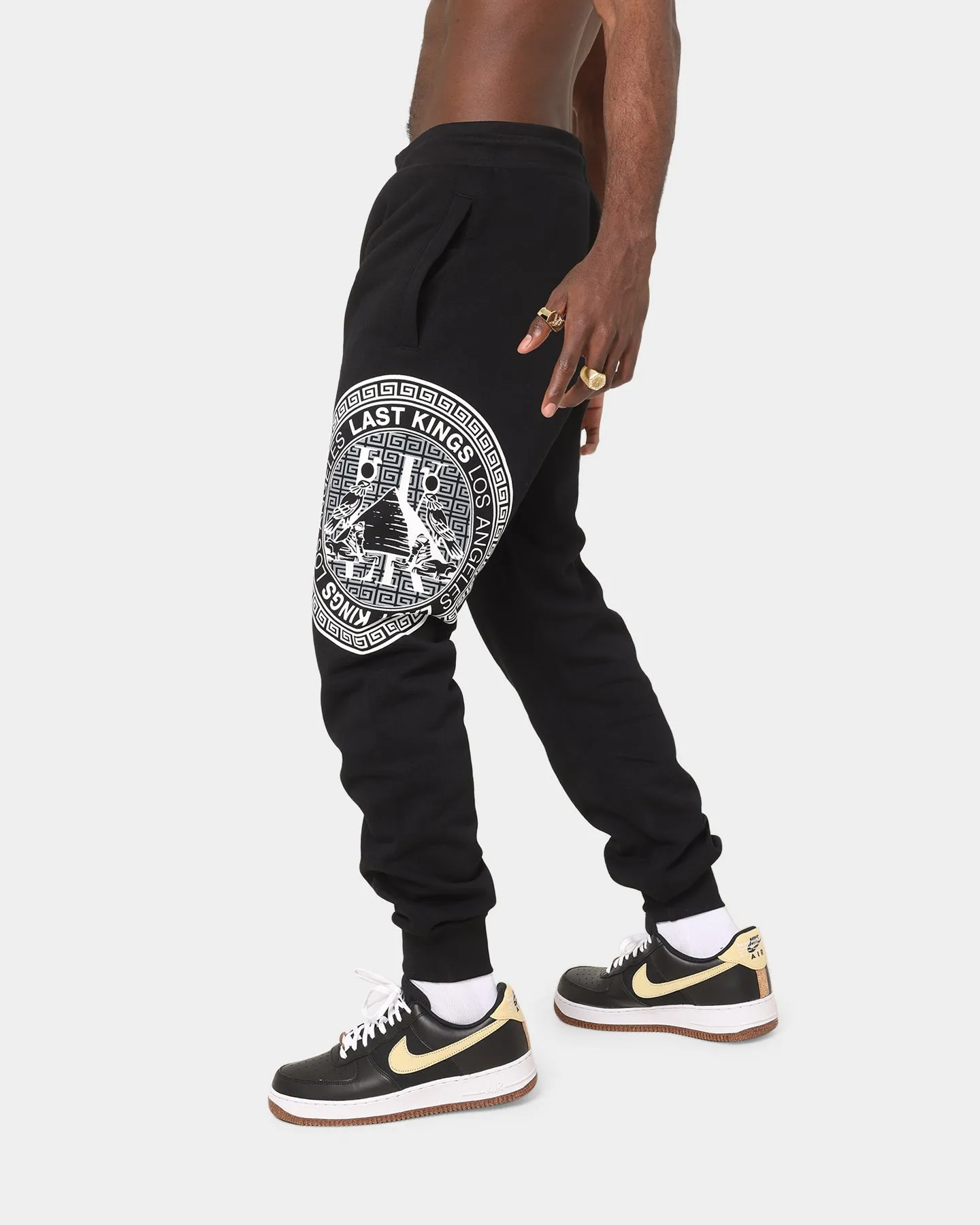 Last Kings Hierarchy Track Pants Black