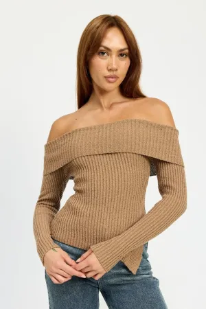 Lena Asymmetrical Off Shoulder Top