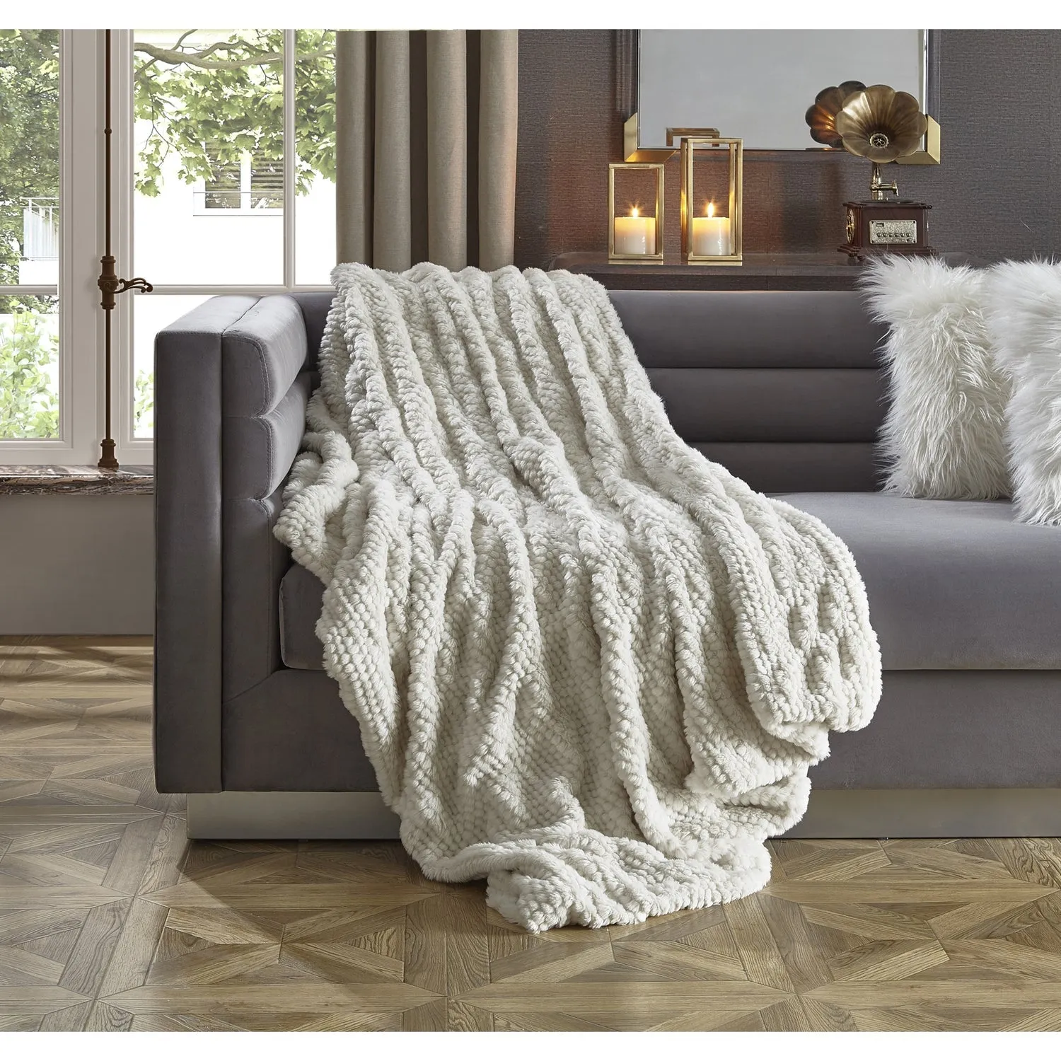 Mavis Knit Throw