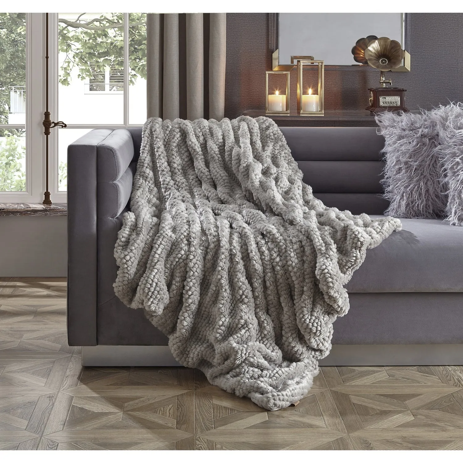 Mavis Knit Throw