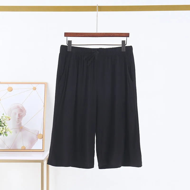 Men Shorts Pants Bermuda Summer Casual Modal Korean Trendy Loose Plus Size Bermuda Shorts