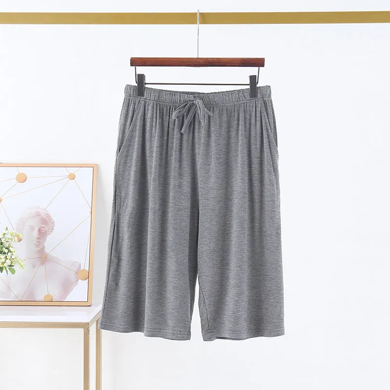 Men Shorts Pants Bermuda Summer Casual Modal Korean Trendy Loose Plus Size Bermuda Shorts