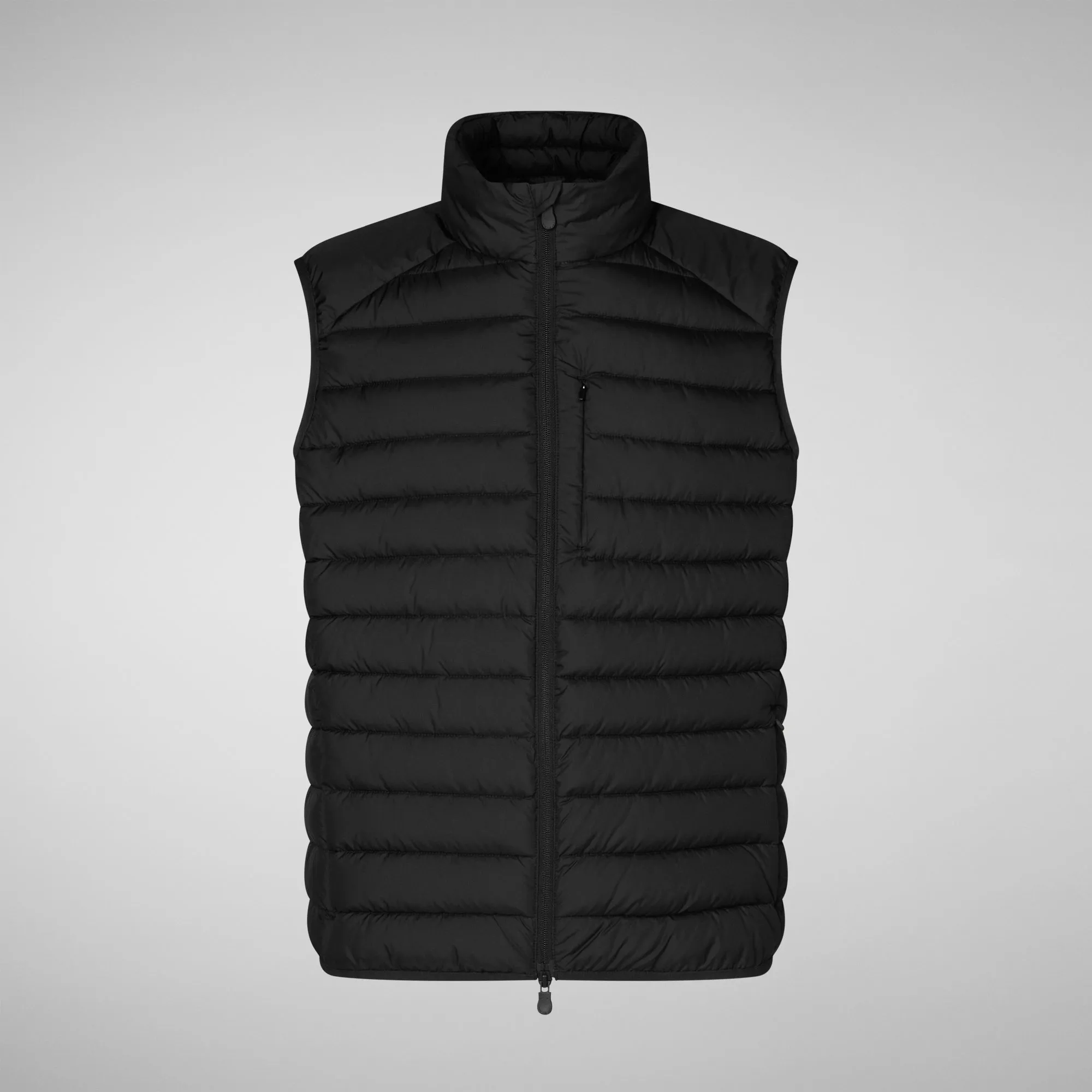 Men's  Animal free Puffer Vest Rhus in Black