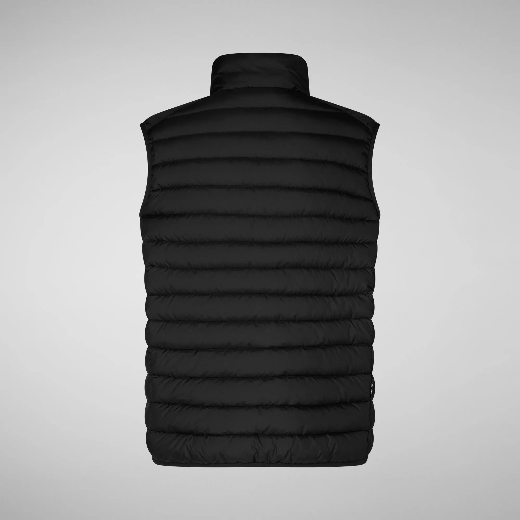 Men's  Animal free Puffer Vest Rhus in Black