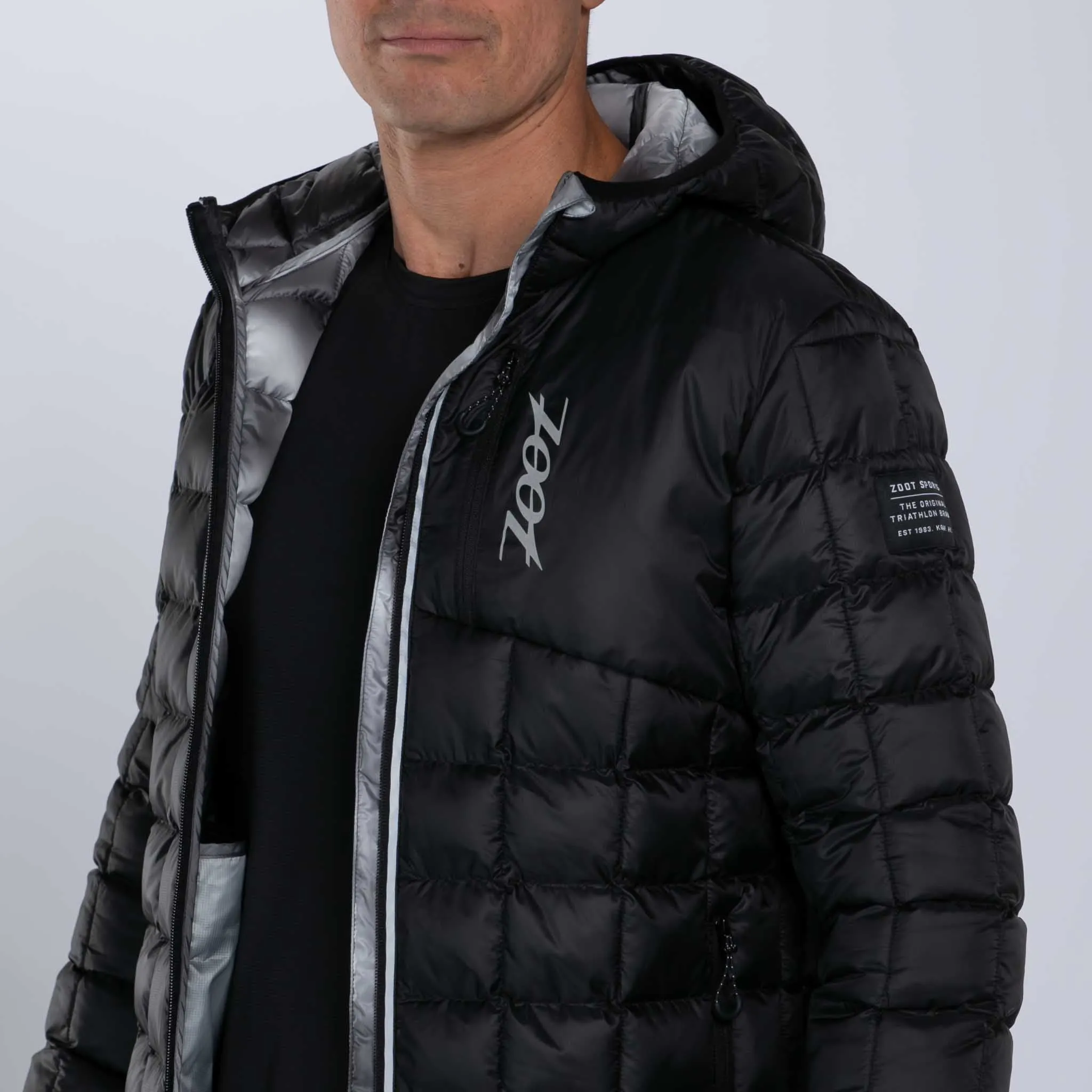 Mens Elite Puffer Jacket - Black