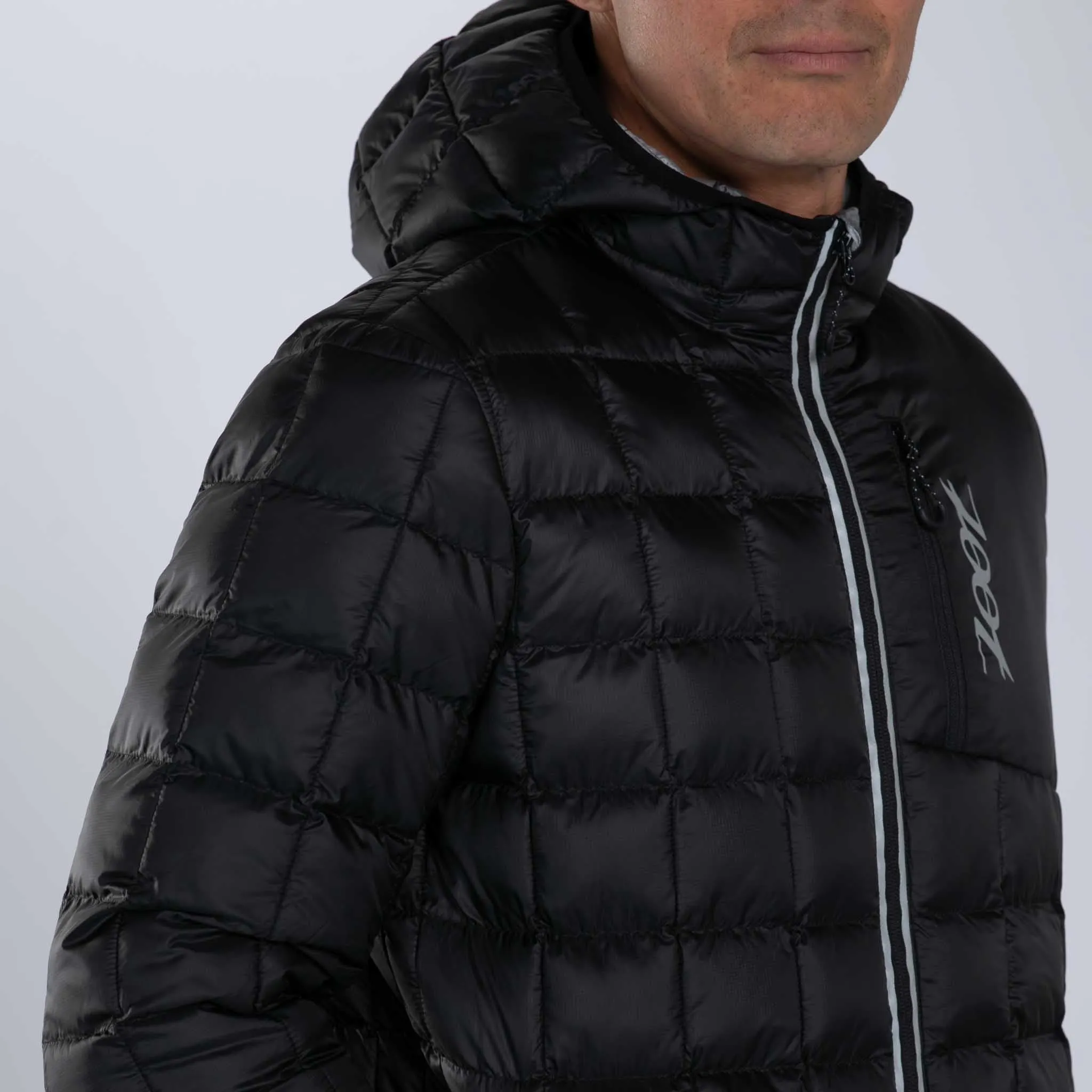 Mens Elite Puffer Jacket - Black