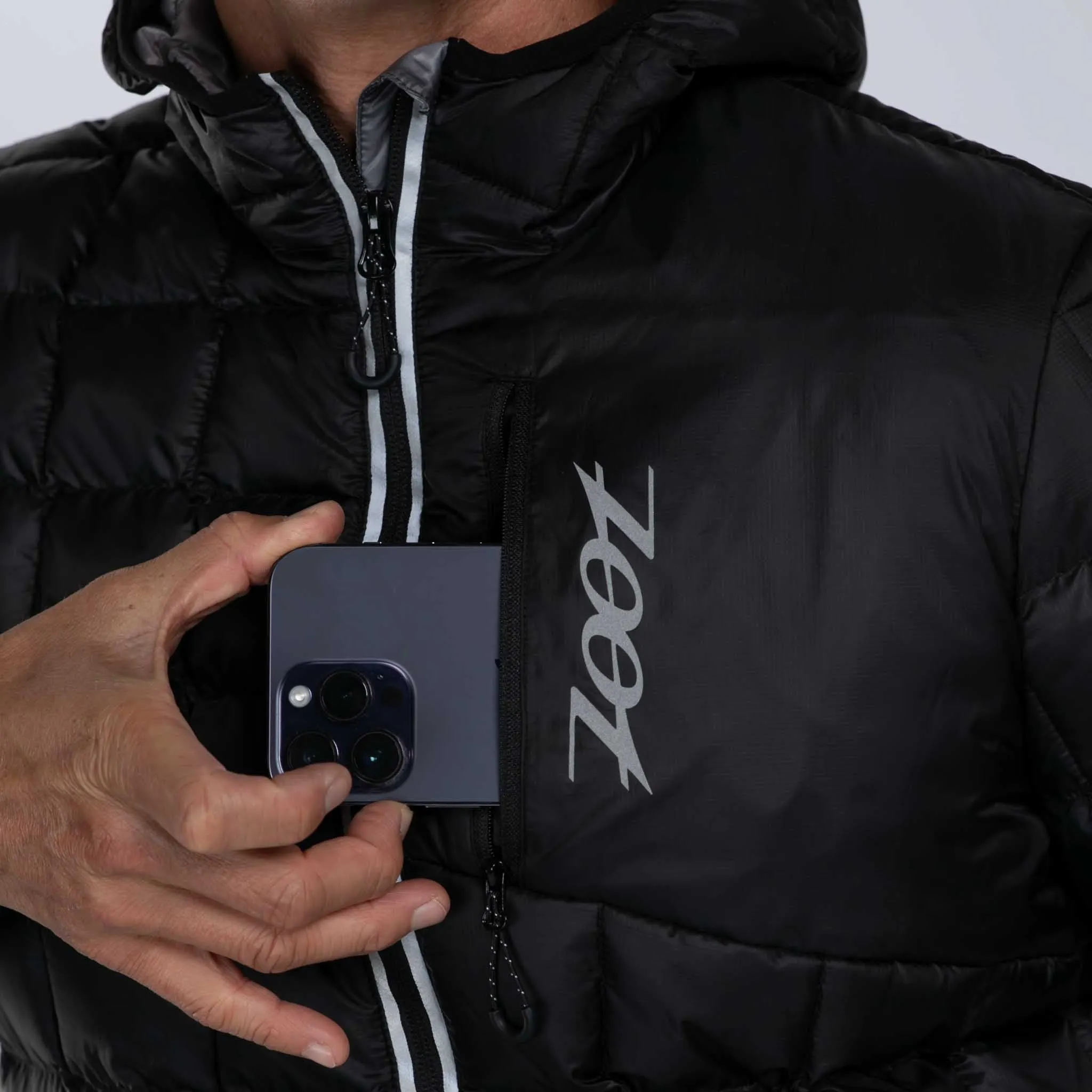 Mens Elite Puffer Jacket - Black