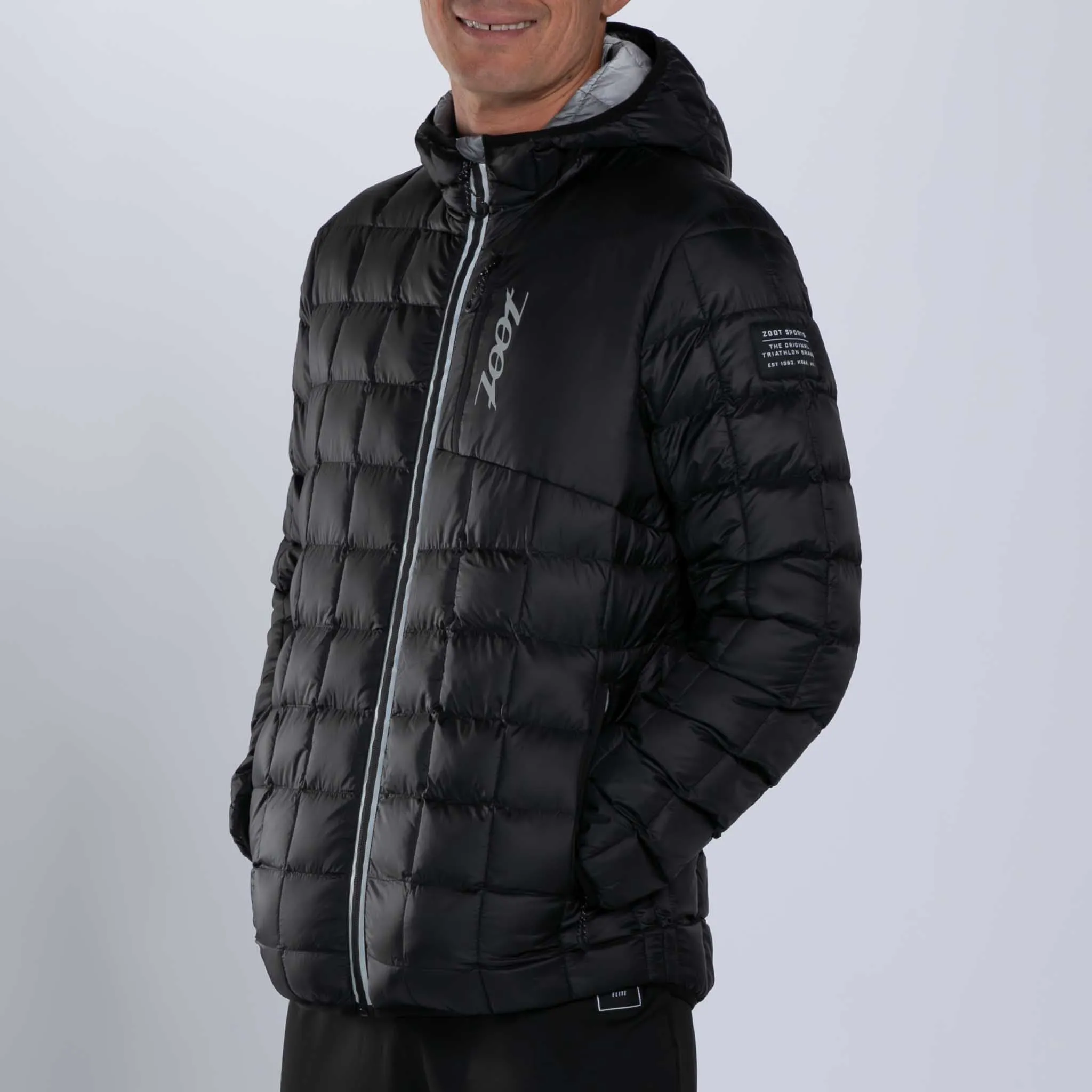 Mens Elite Puffer Jacket - Black