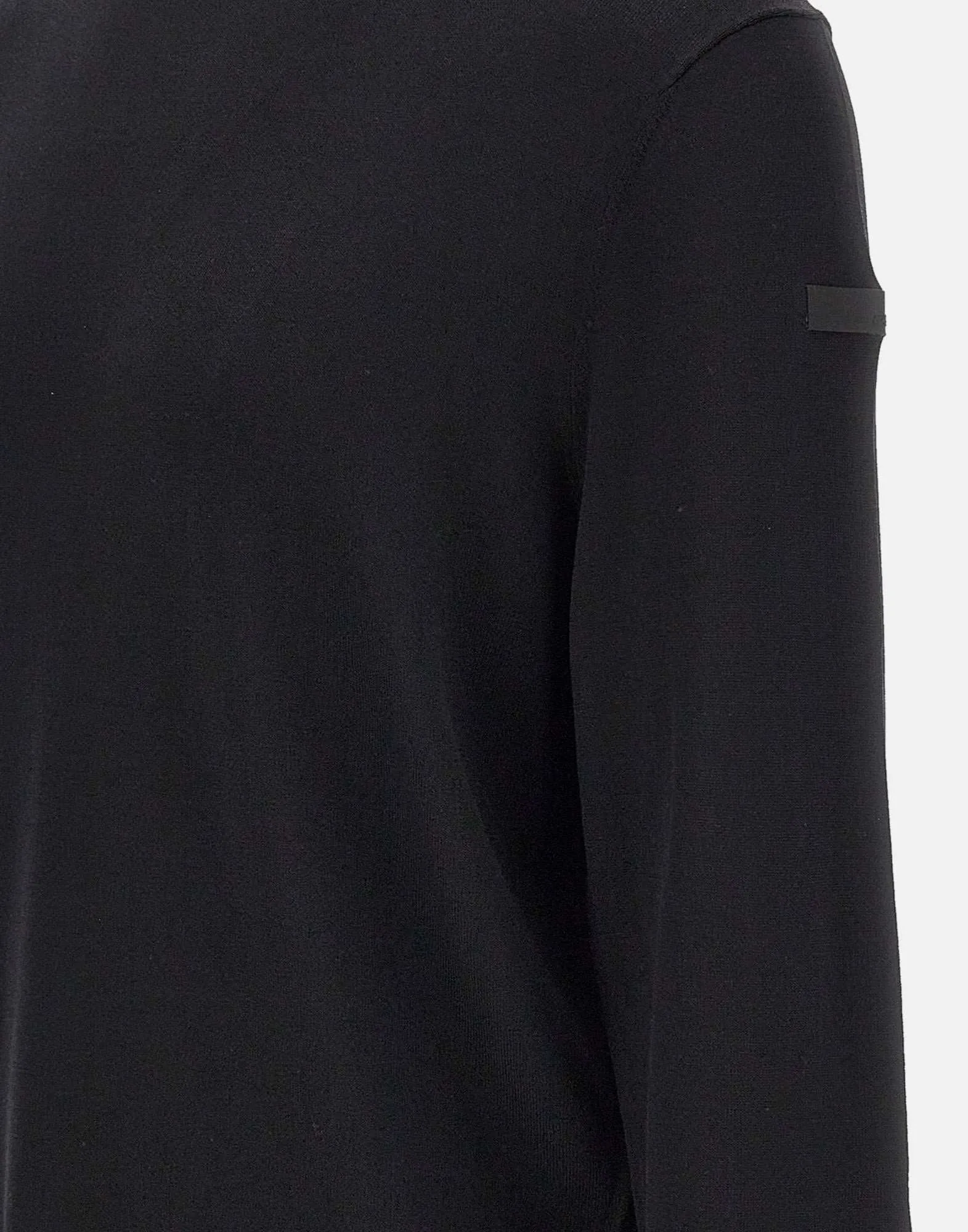 Men's Lightweight Black Stretch Sweater