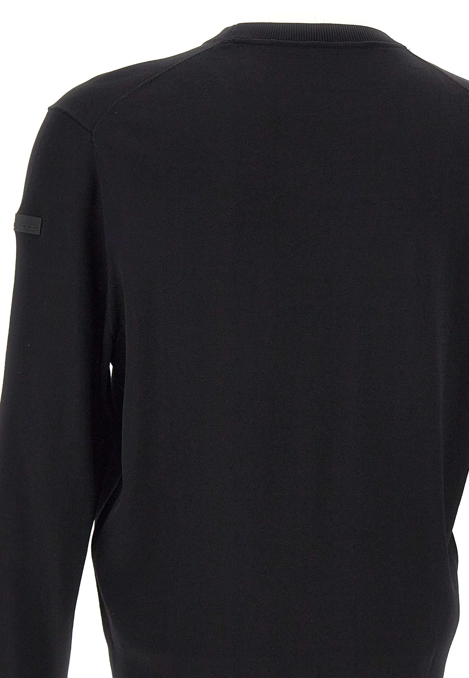 Men's Lightweight Black Stretch Sweater