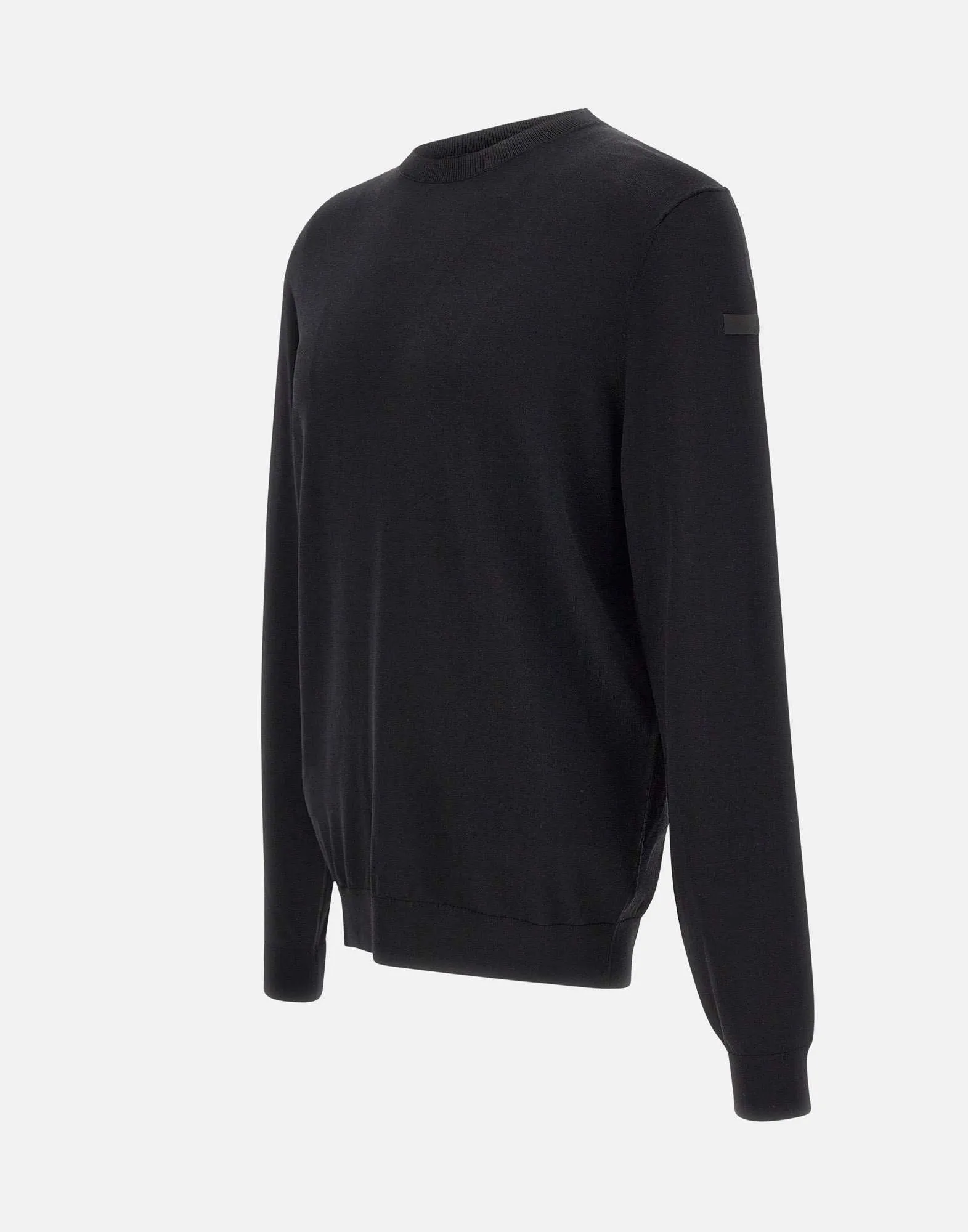 Men's Lightweight Black Stretch Sweater