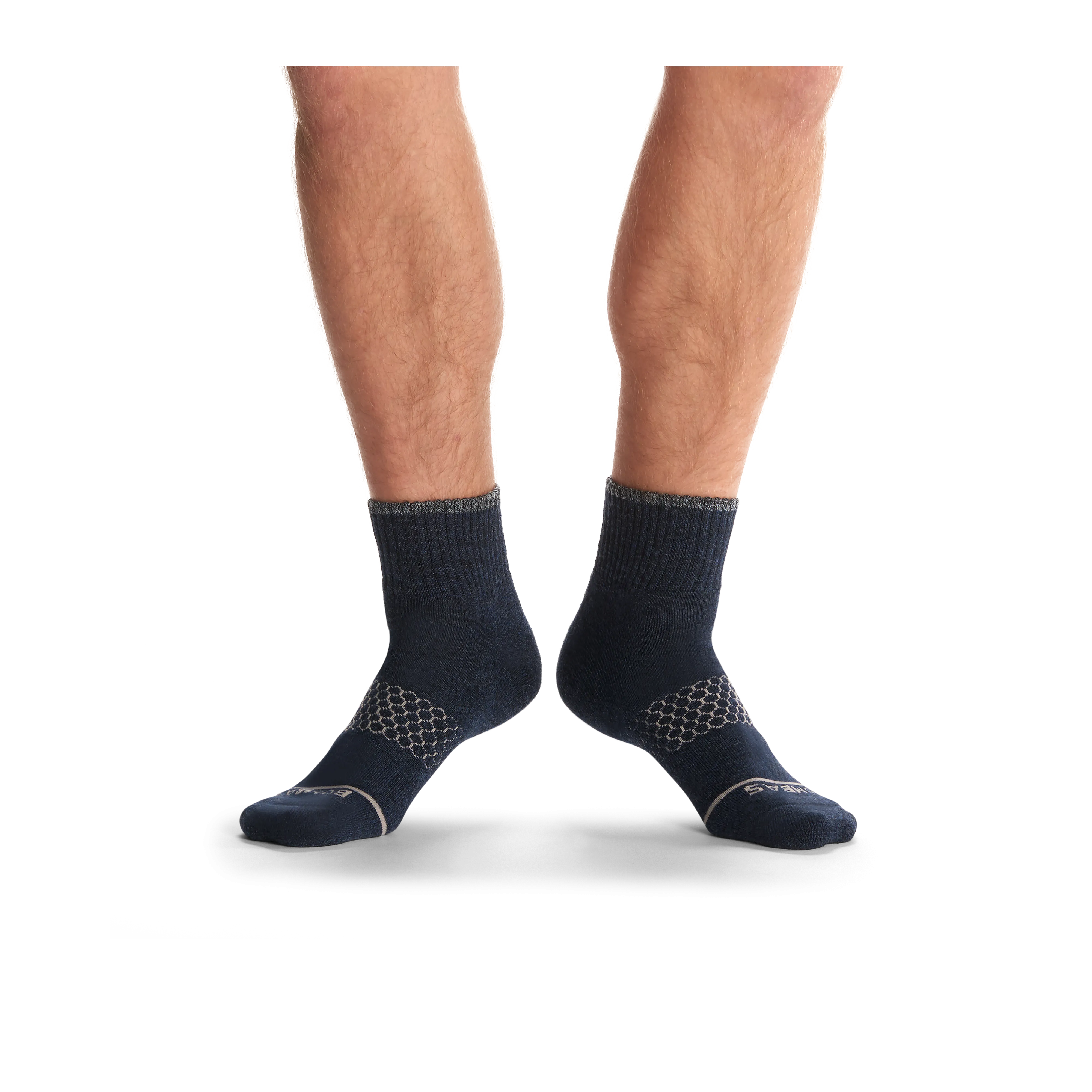 Men's Merino Wool Blend Quarter Socks