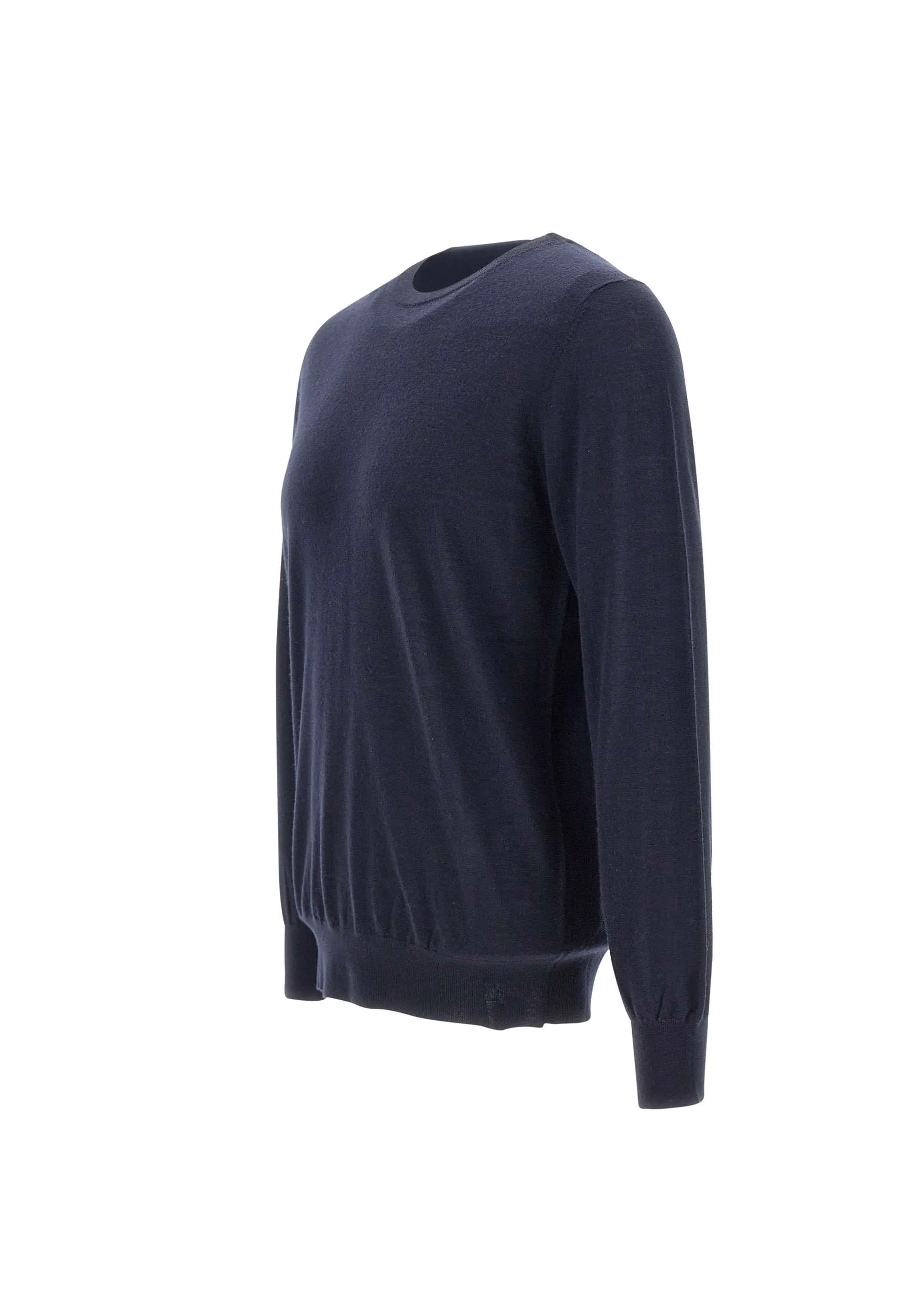 Midnight Blue Shaved Wool Sweater