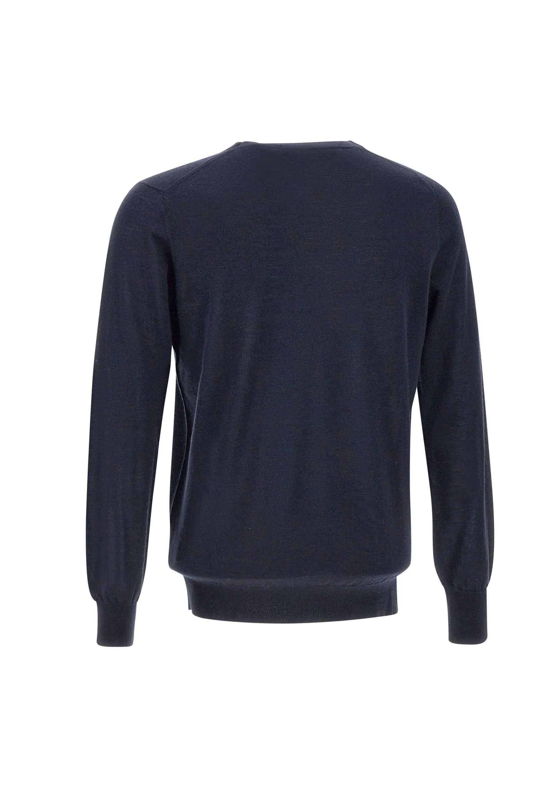 Midnight Blue Shaved Wool Sweater