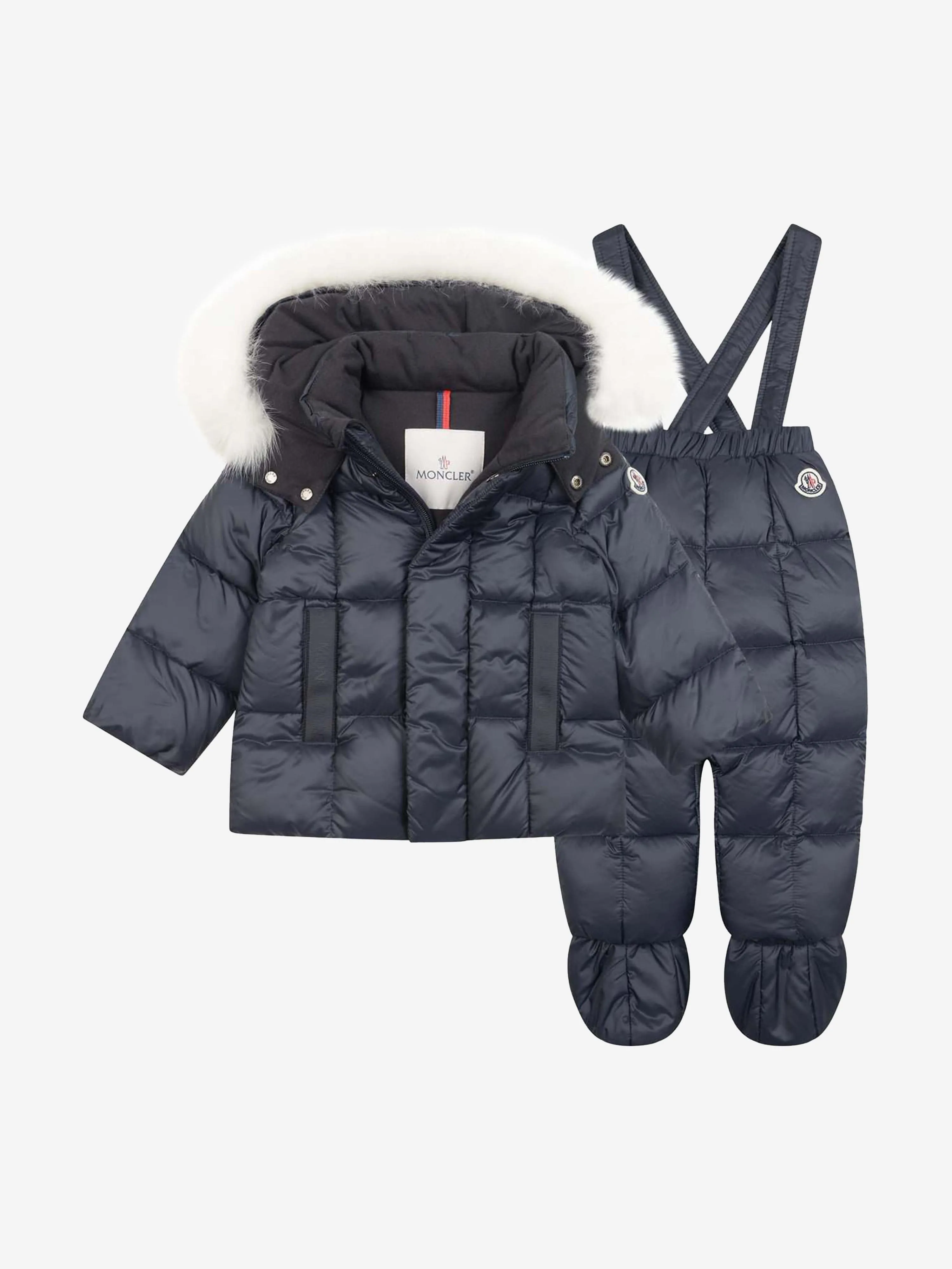 Moncler Enfant Down Padded Baby Snowsuit